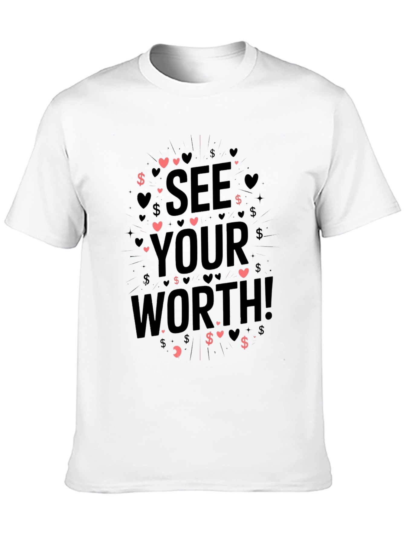 See Your Worth Black Graphic Tee