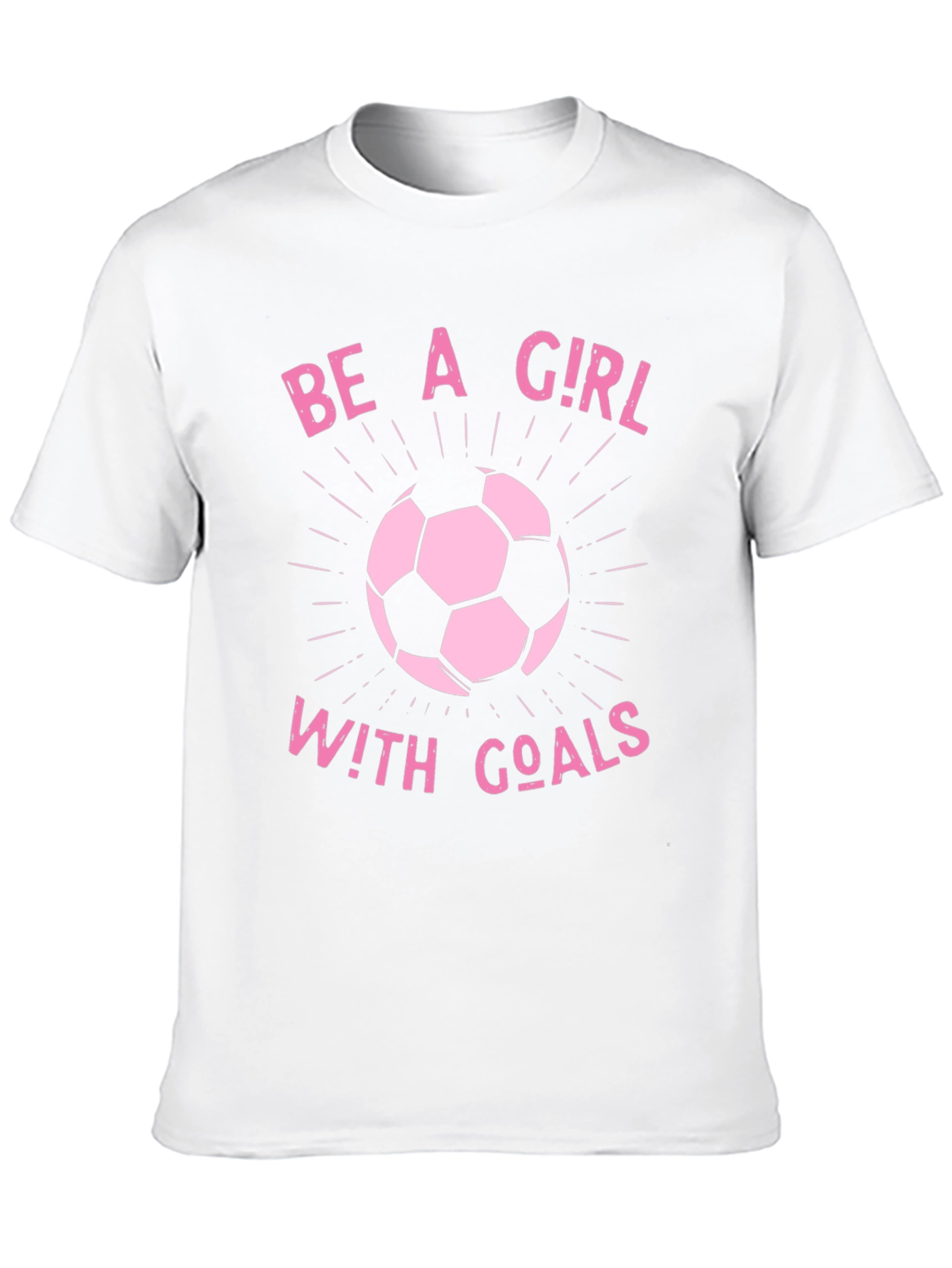 Girl With Goals Soccer T-Shirt - Black