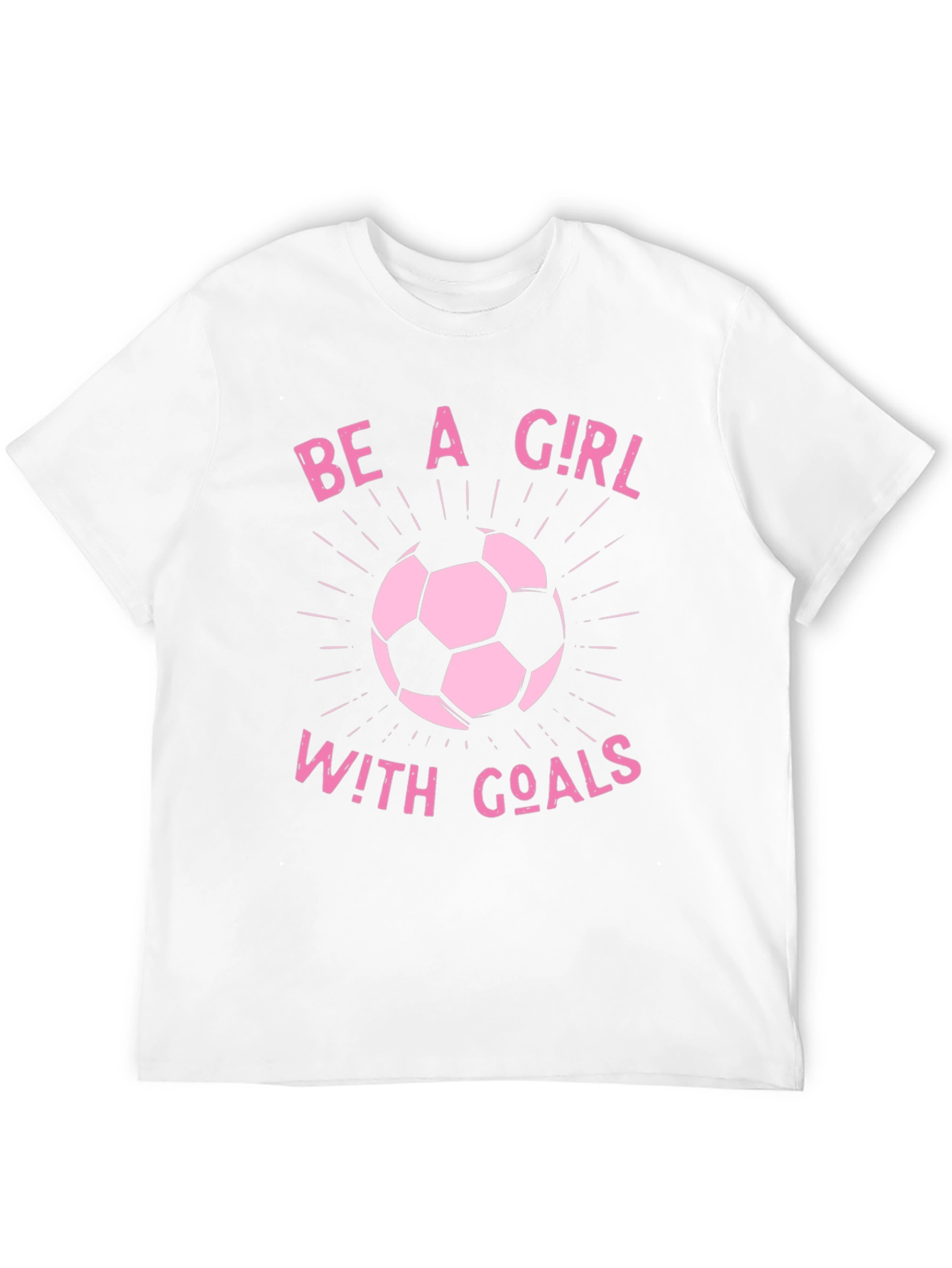 Girl With Goals Soccer T-Shirt - Black