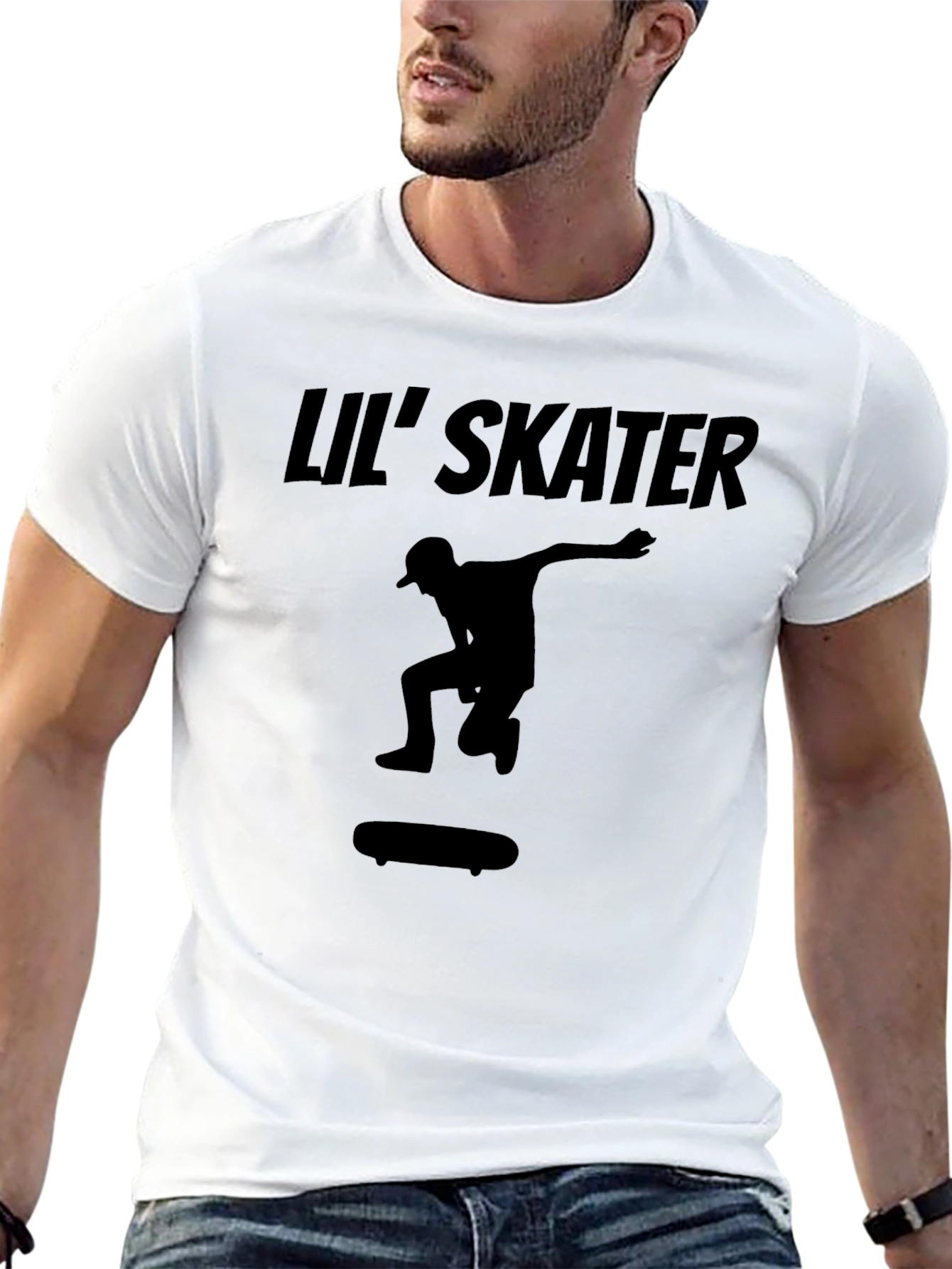 Lil Skater Black Graphic Tee