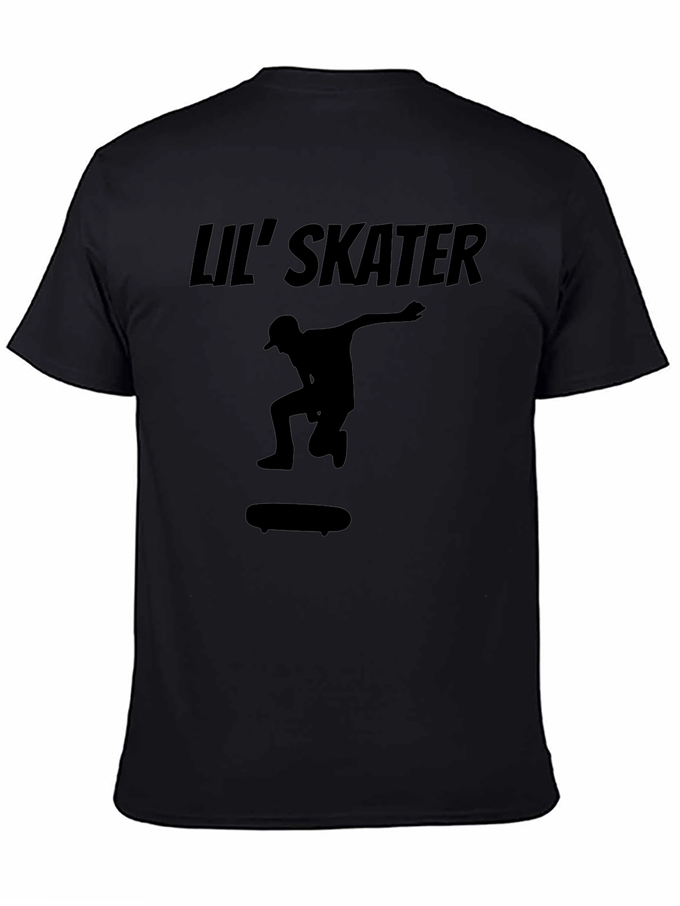 Lil Skater Black Graphic Tee