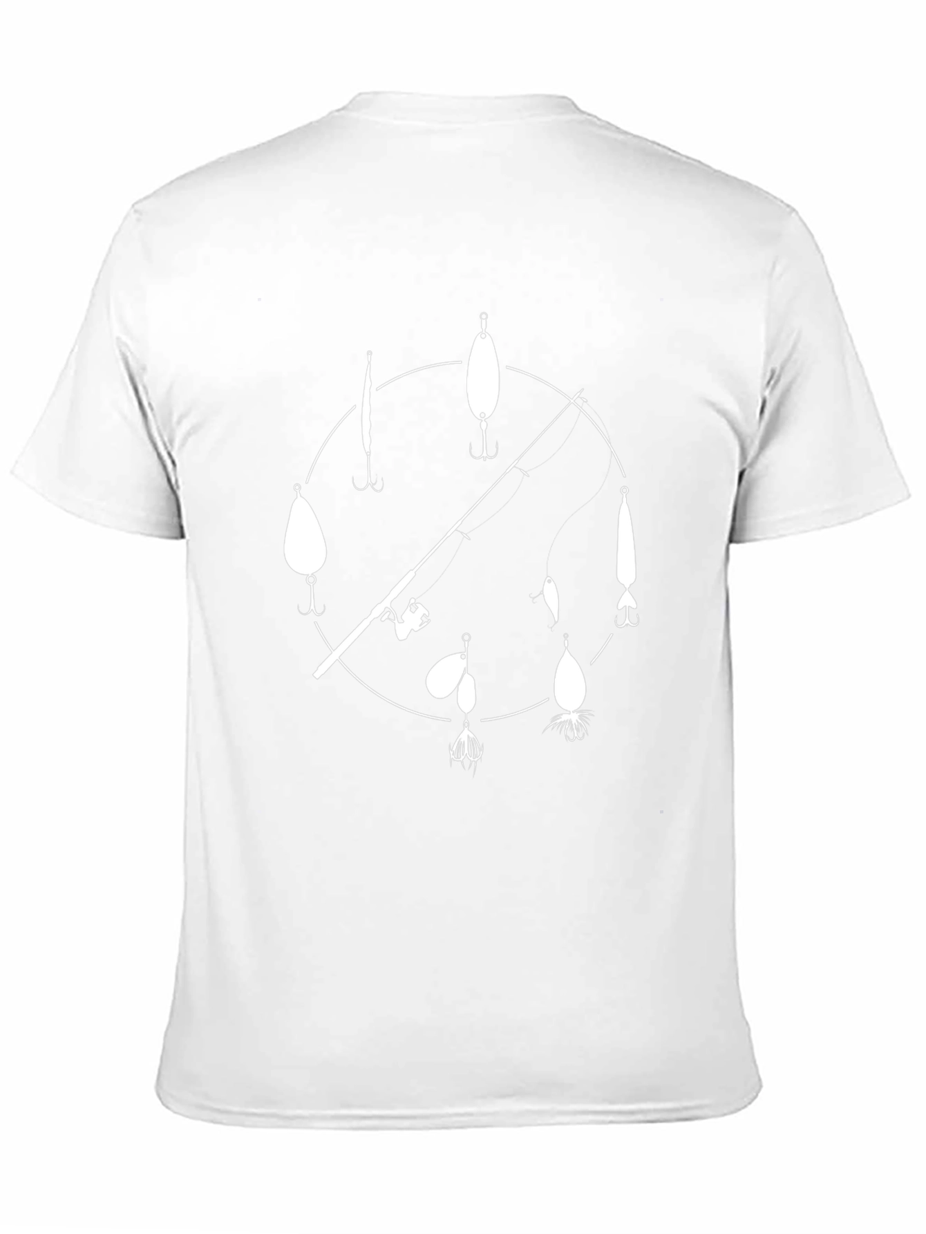 Fishing Lure Clock Graphic Tee