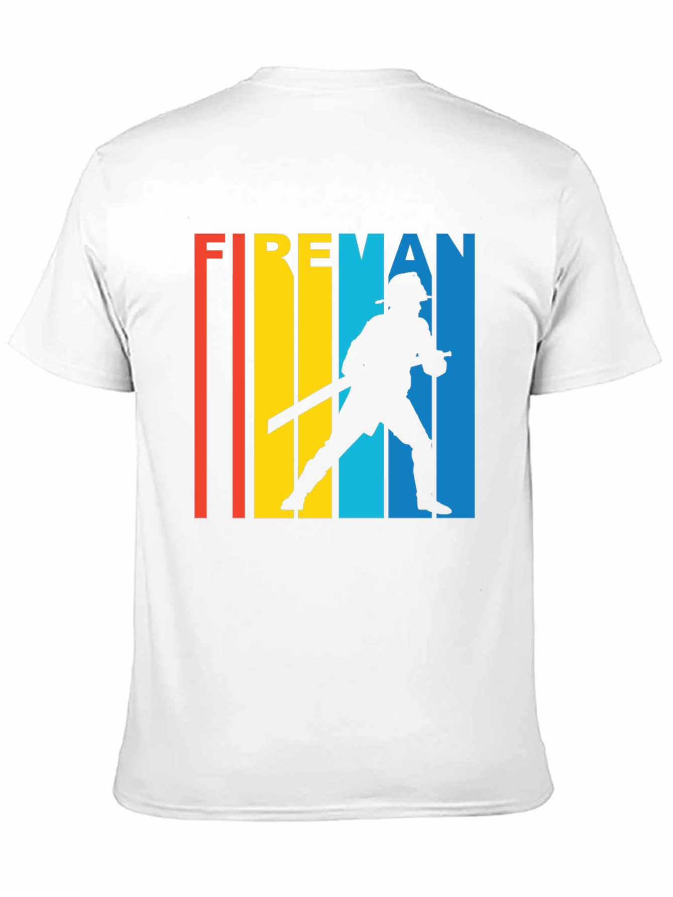 Retro Fireman T-Shirt - Heroic Design
