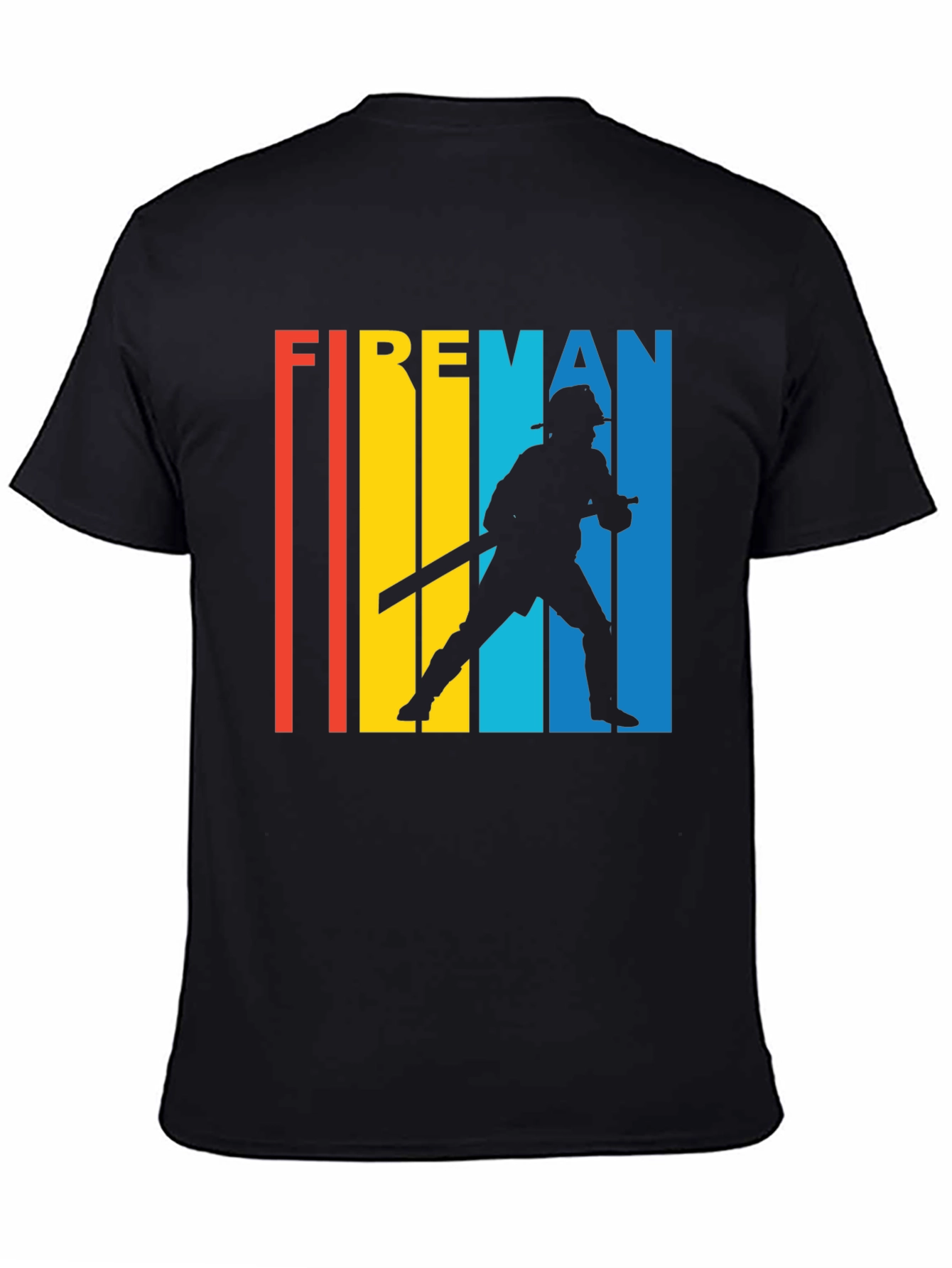 Retro Fireman T-Shirt - Heroic Design
