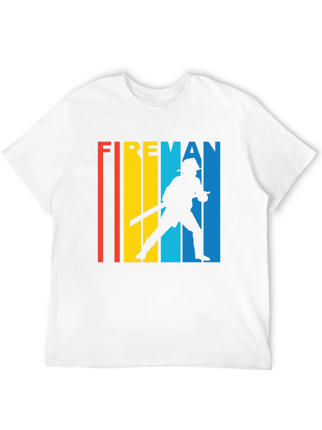 Retro Fireman T-Shirt - Heroic Design