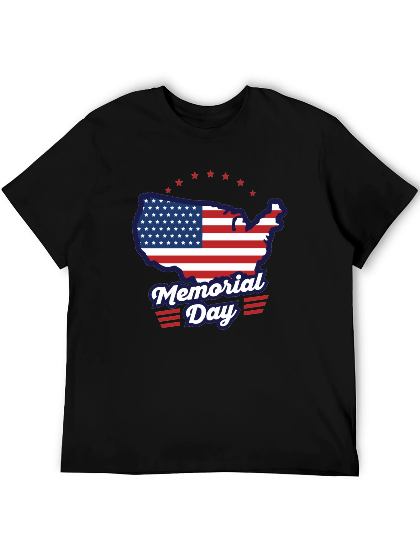 Memorial Day USA Flag Graphic Tee