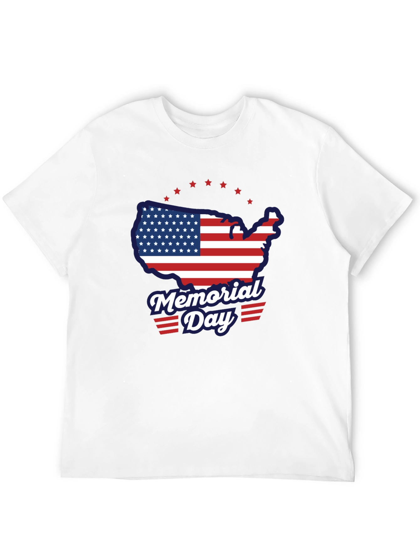 Memorial Day USA Flag Graphic Tee