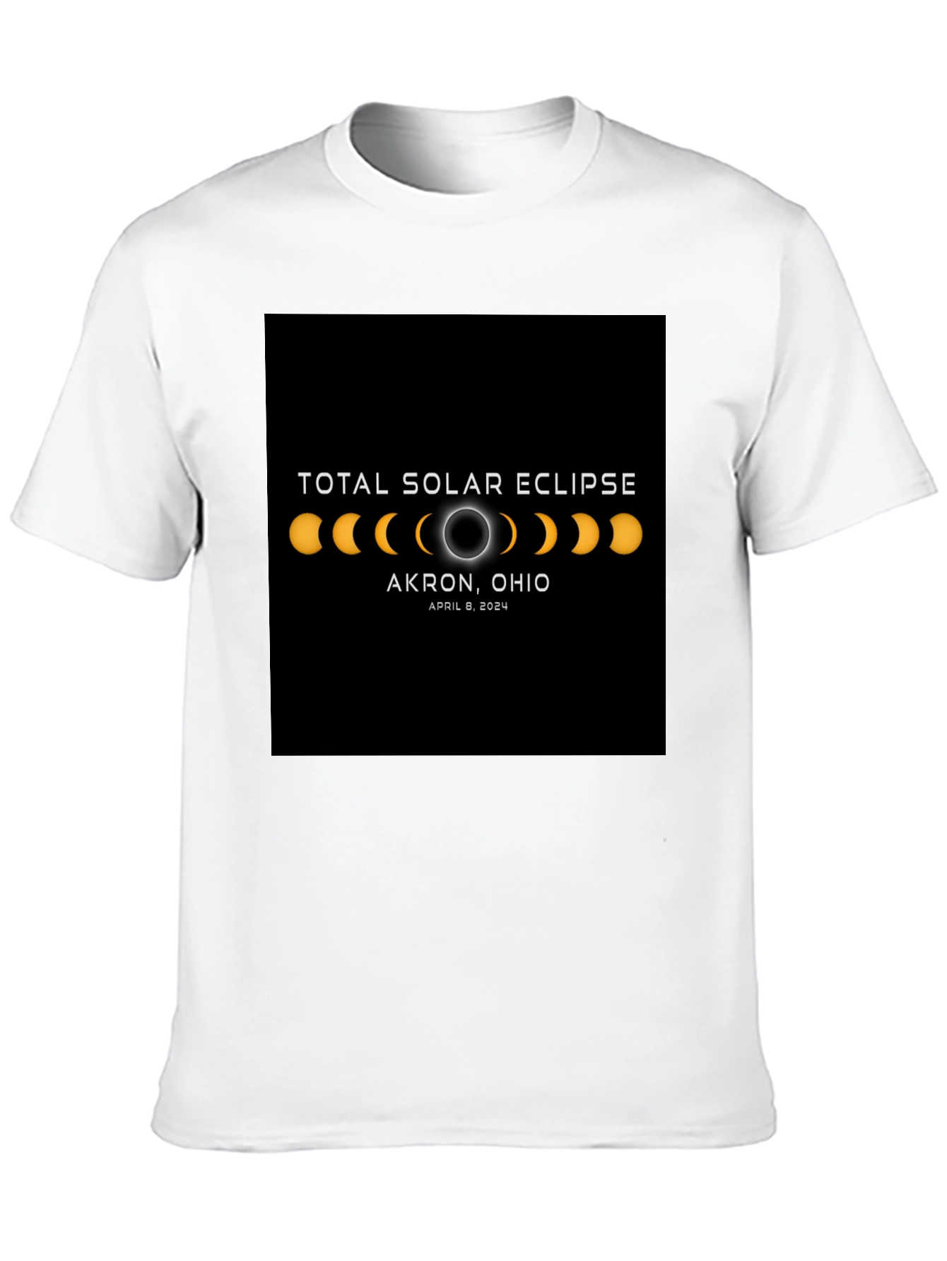 Total Solar Eclipse Akron Ohio 2024 T-Shirt