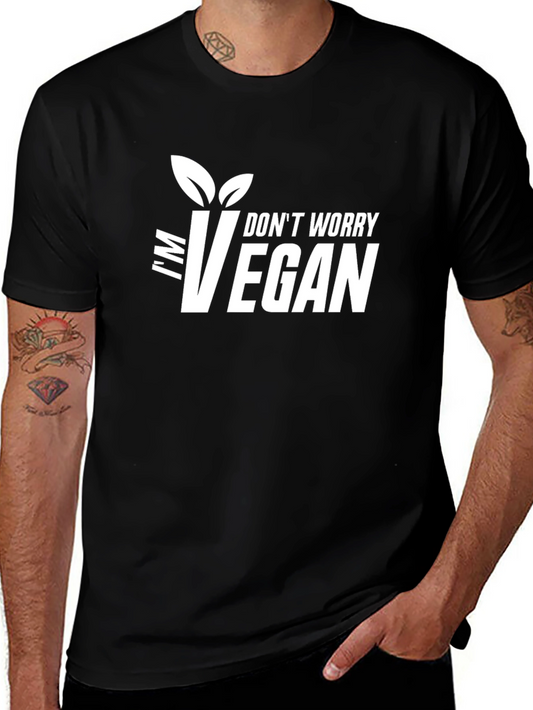 Im Vegan Graphic Tee - Black T-Shirt