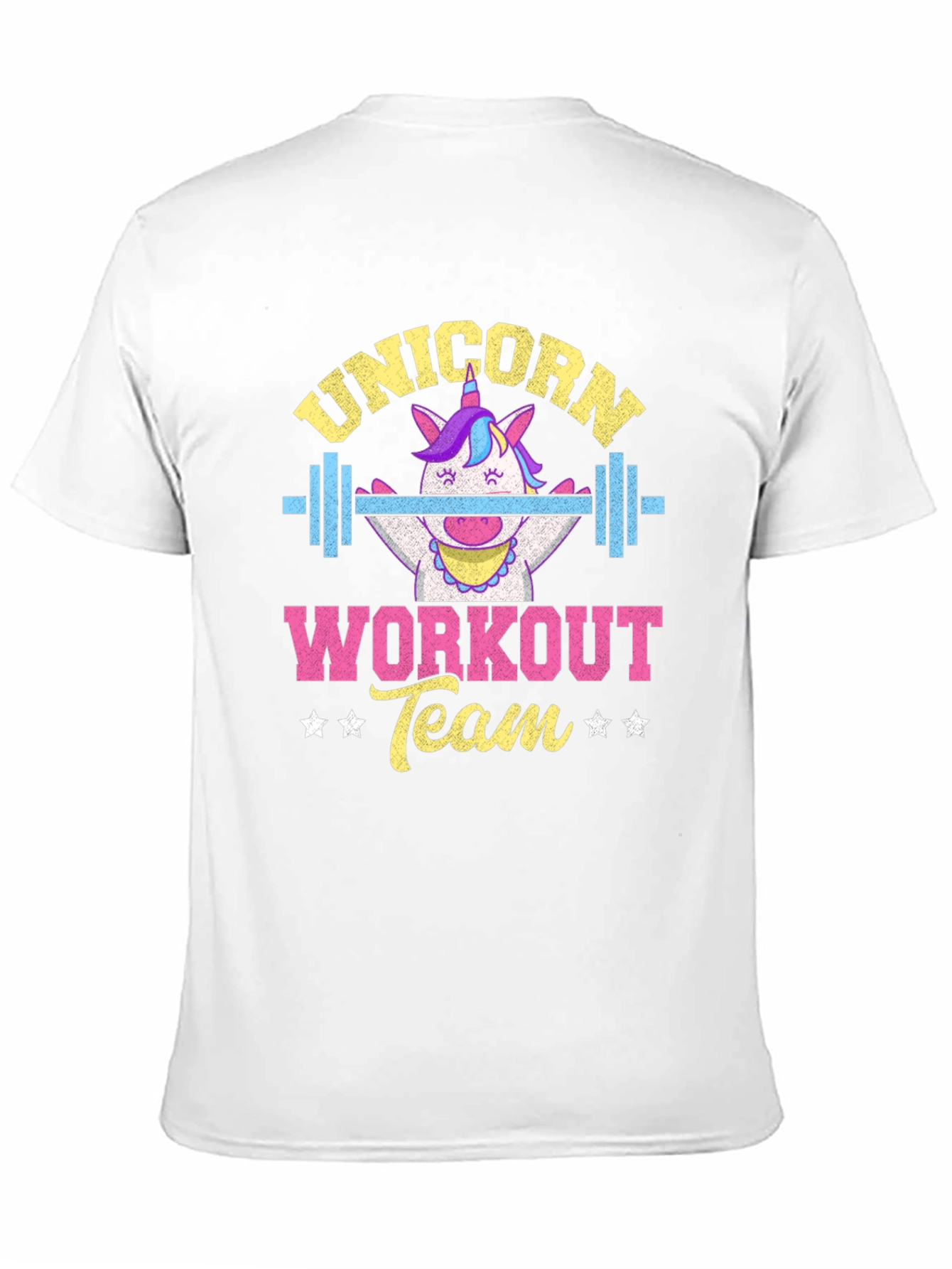 Unicorn Workout Team Graphic T-Shirt