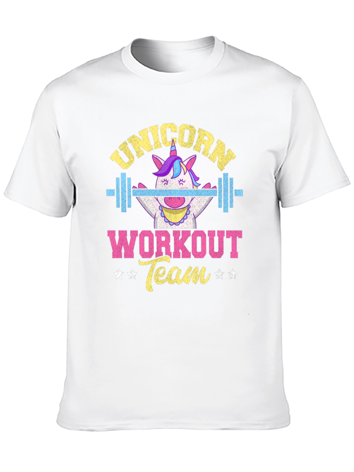 Unicorn Workout Team Graphic T-Shirt