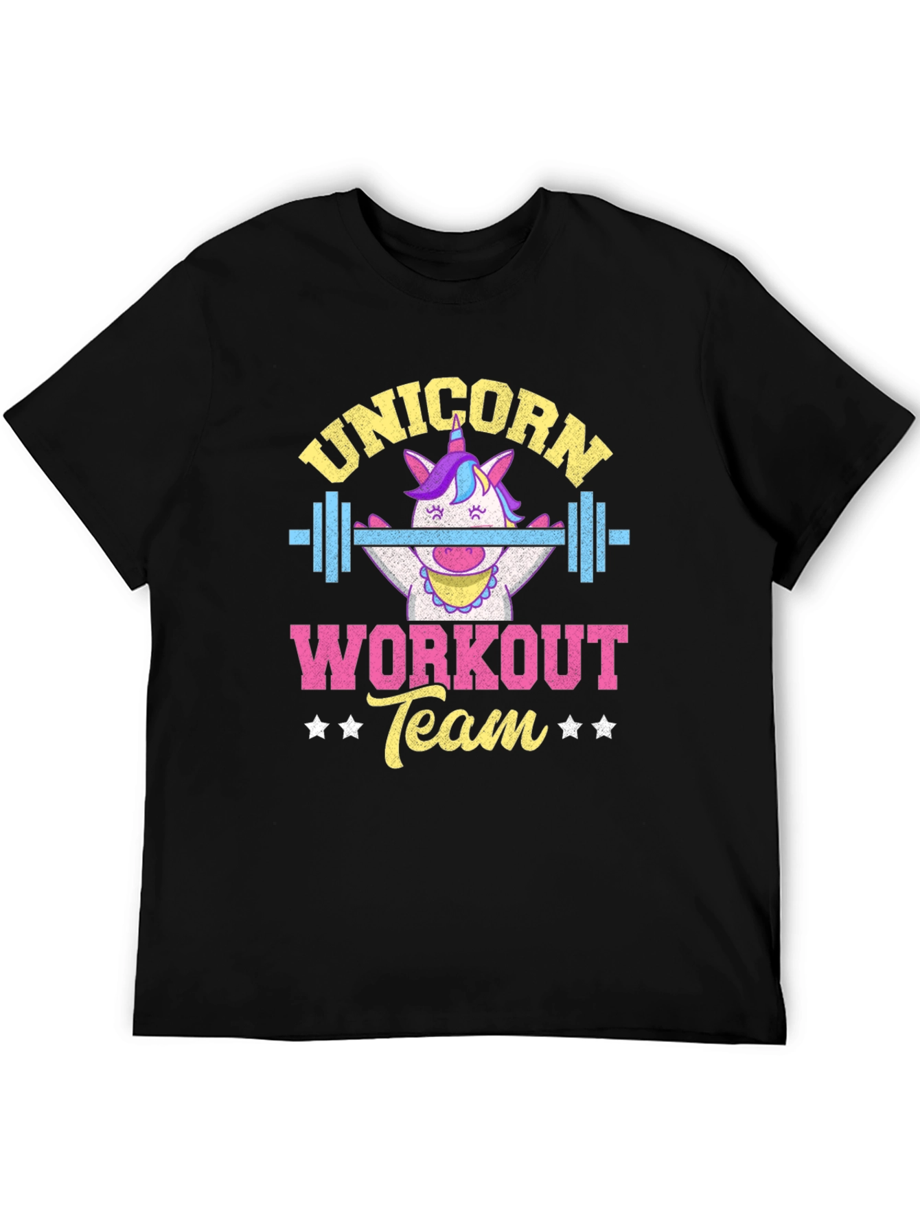 Unicorn Workout Team Graphic T-Shirt