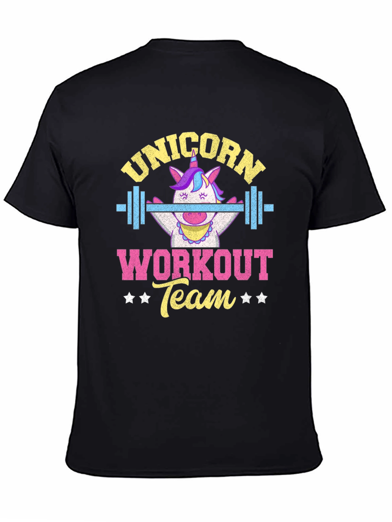 Unicorn Workout Team Graphic T-Shirt