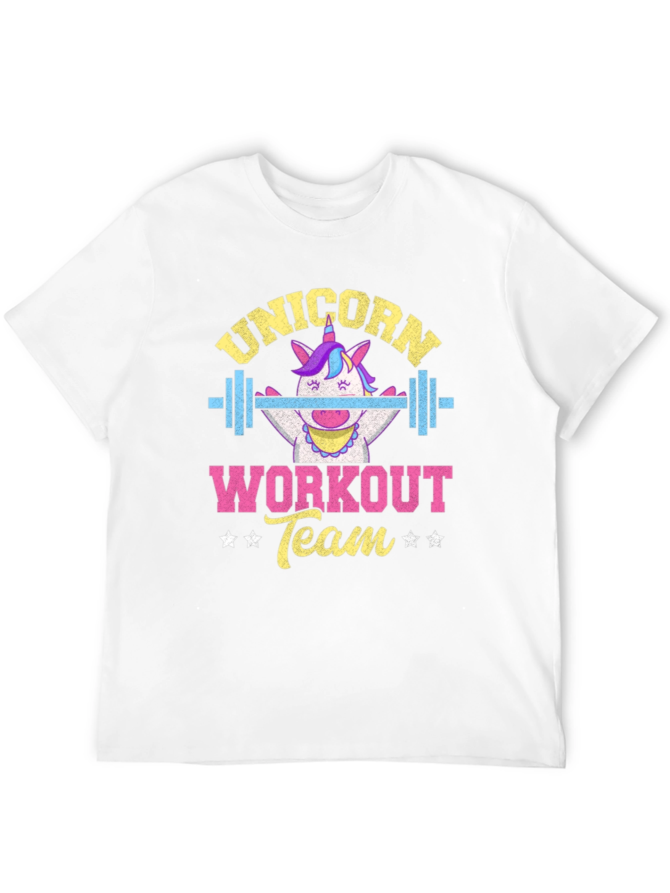 Unicorn Workout Team Graphic T-Shirt