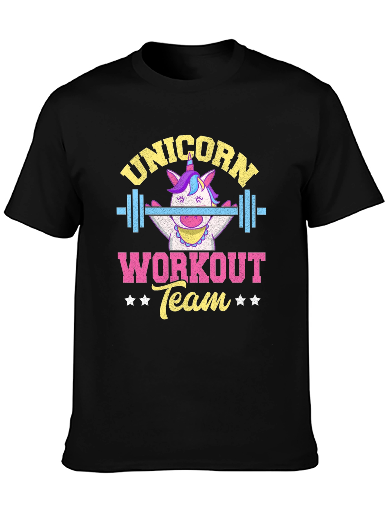 Unicorn Workout Team Graphic T-Shirt