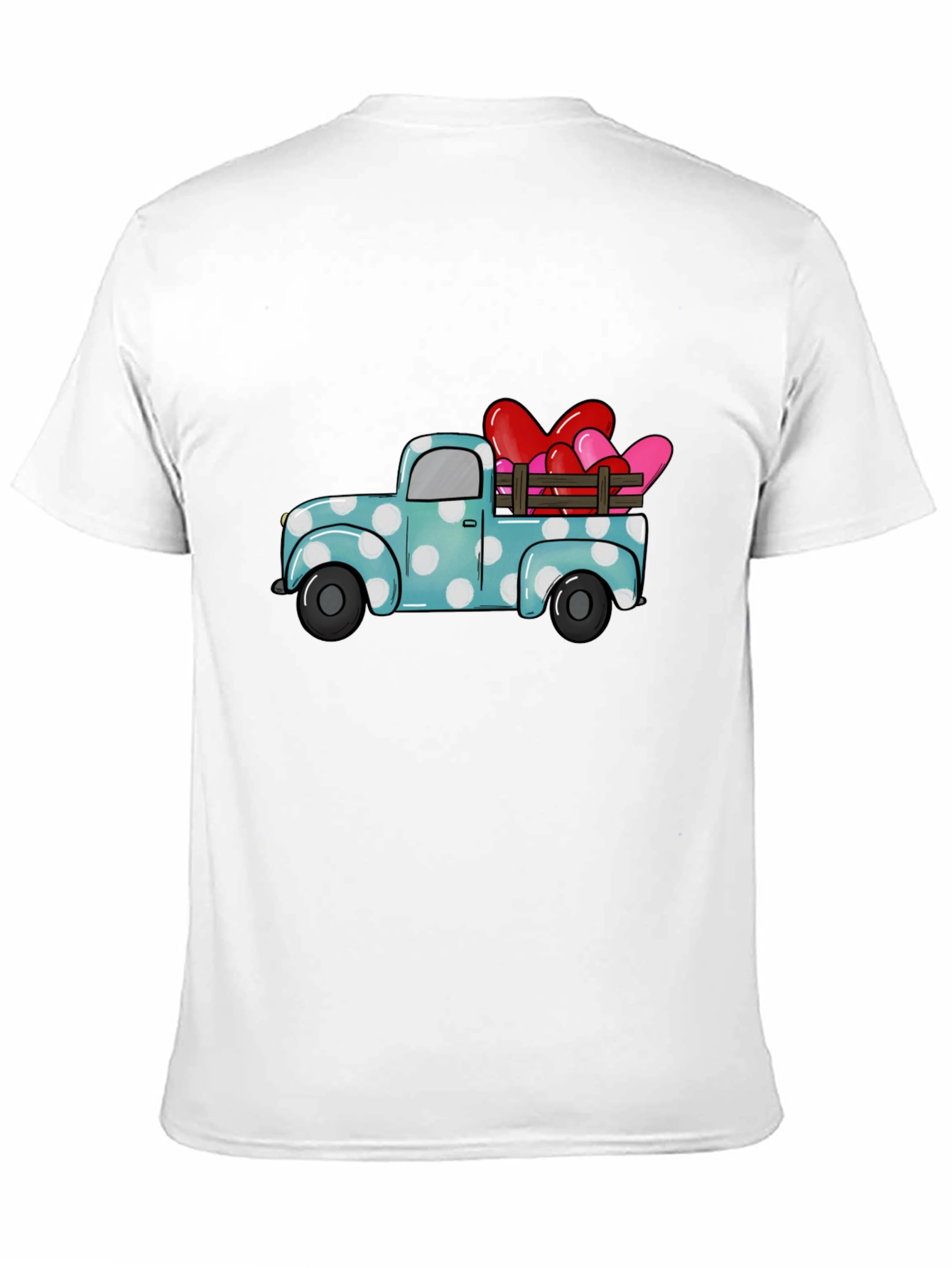 Heart Truck Graphic Tee - Valentines Day T-Shirt