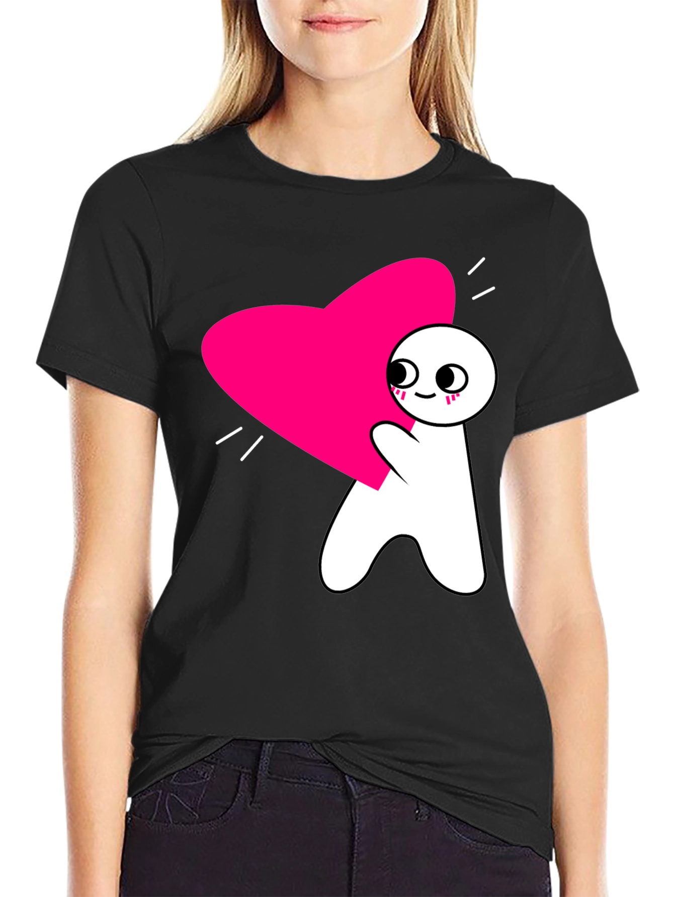 Heart Hug T-Shirt - Graphic Tee