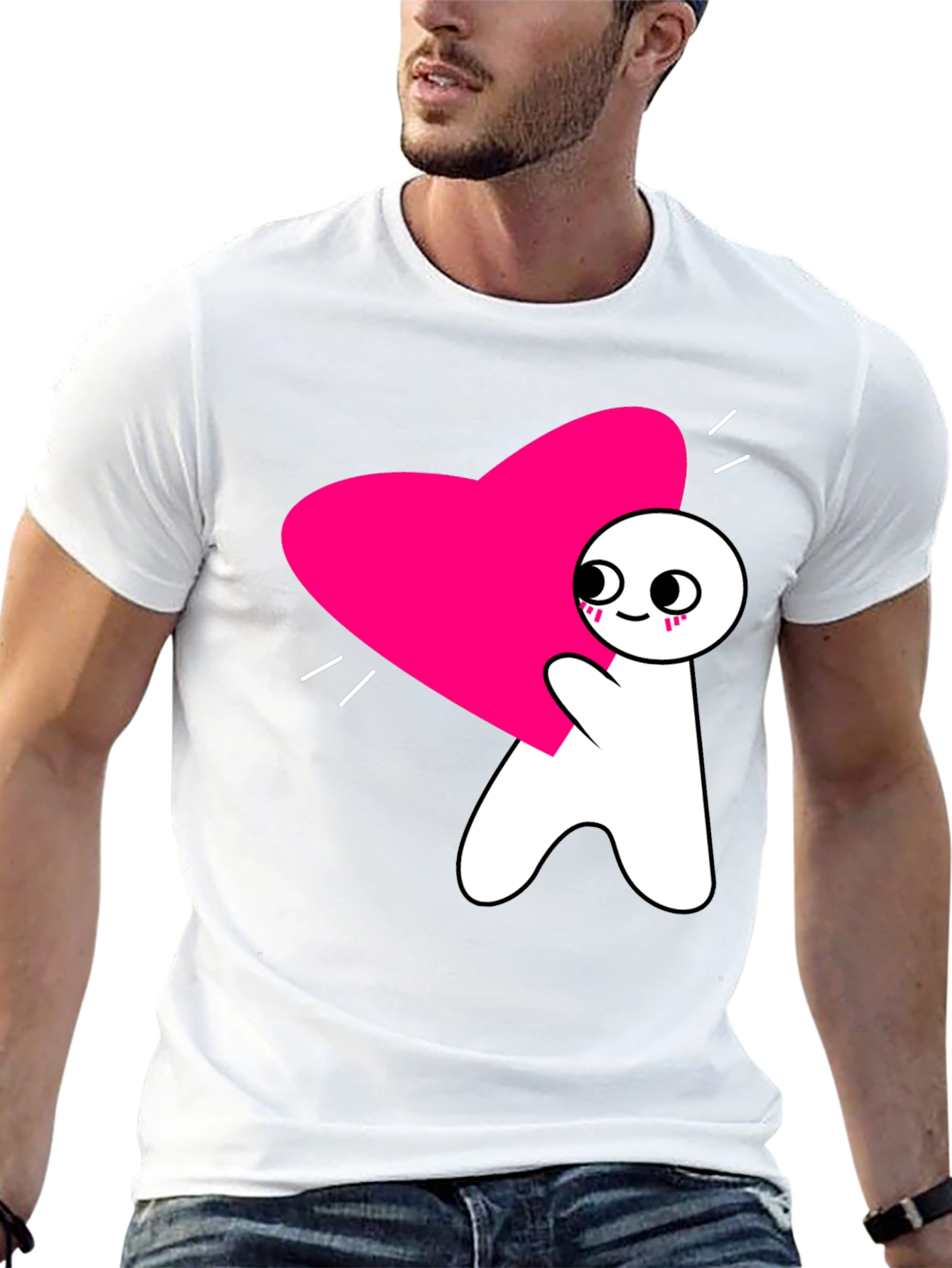 Heart Hug T-Shirt - Graphic Tee