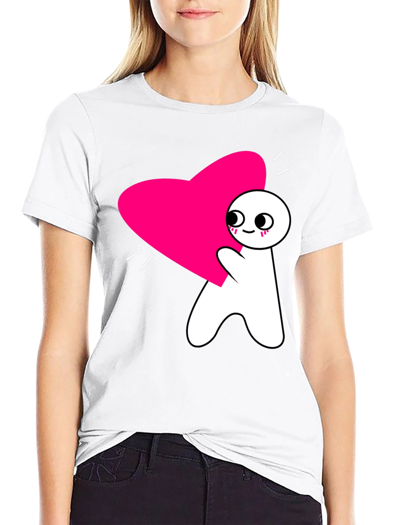 Heart Hug T-Shirt - Graphic Tee