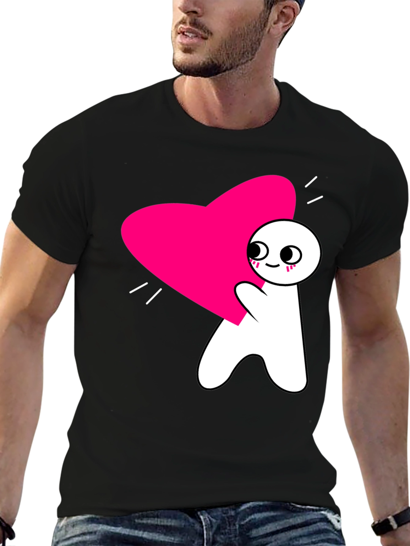 Heart Hug T-Shirt - Graphic Tee