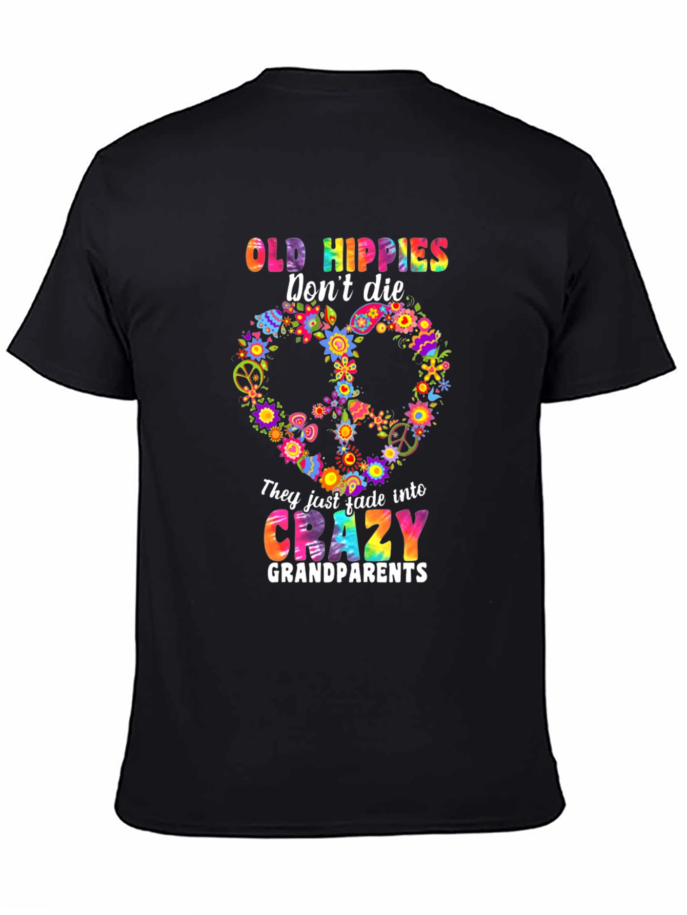 Old Hippies Crazy Grandparents T-Shirt