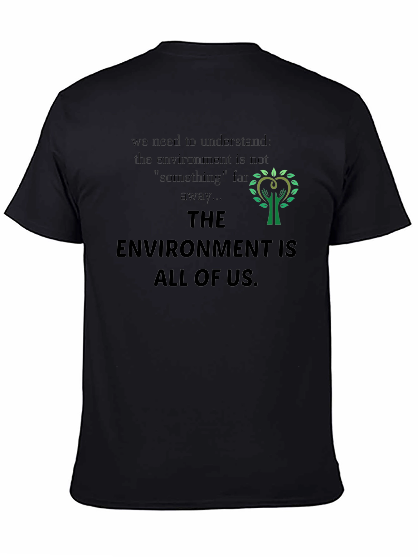 Eco-Friendly T-Shirt: Environment Is All of Us