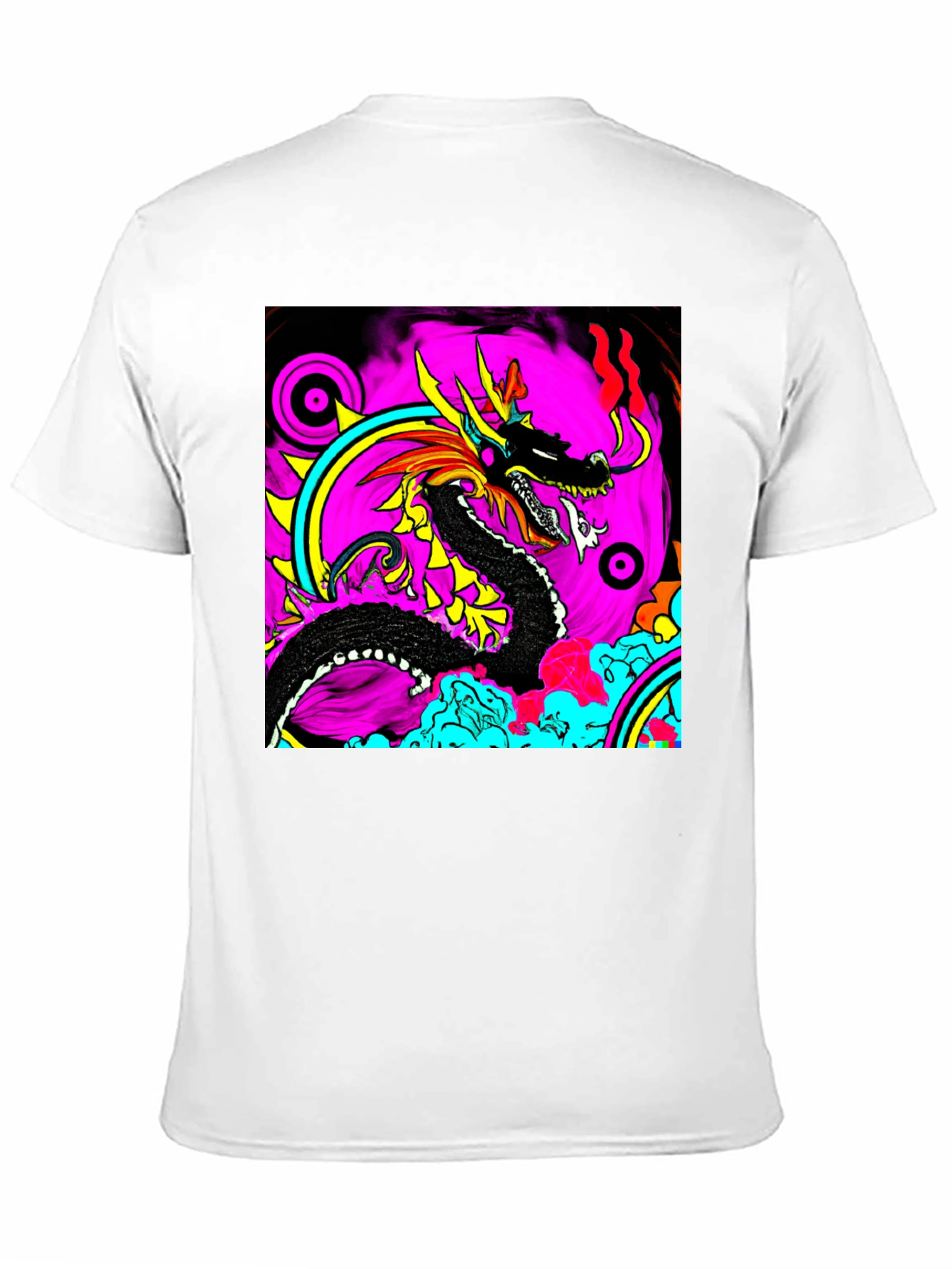 Bold Dragon Graphic Black T-Shirt