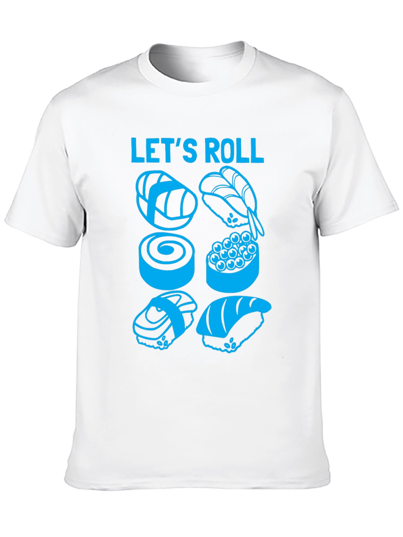 Lets Roll Sushi T-Shirt - Foodie Tee