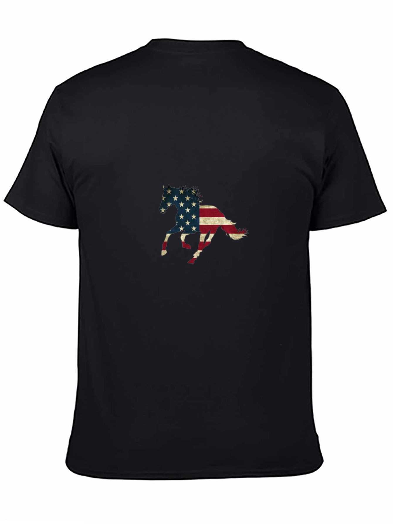 American Flag Horse Graphic Tee