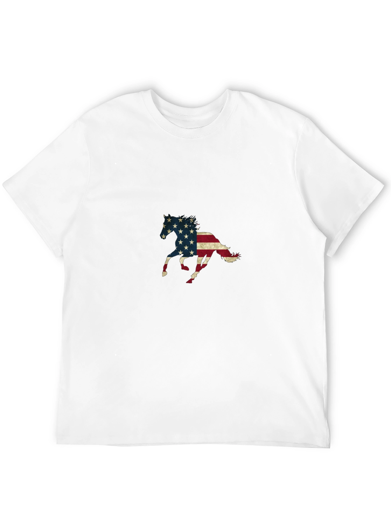 American Flag Horse Graphic Tee