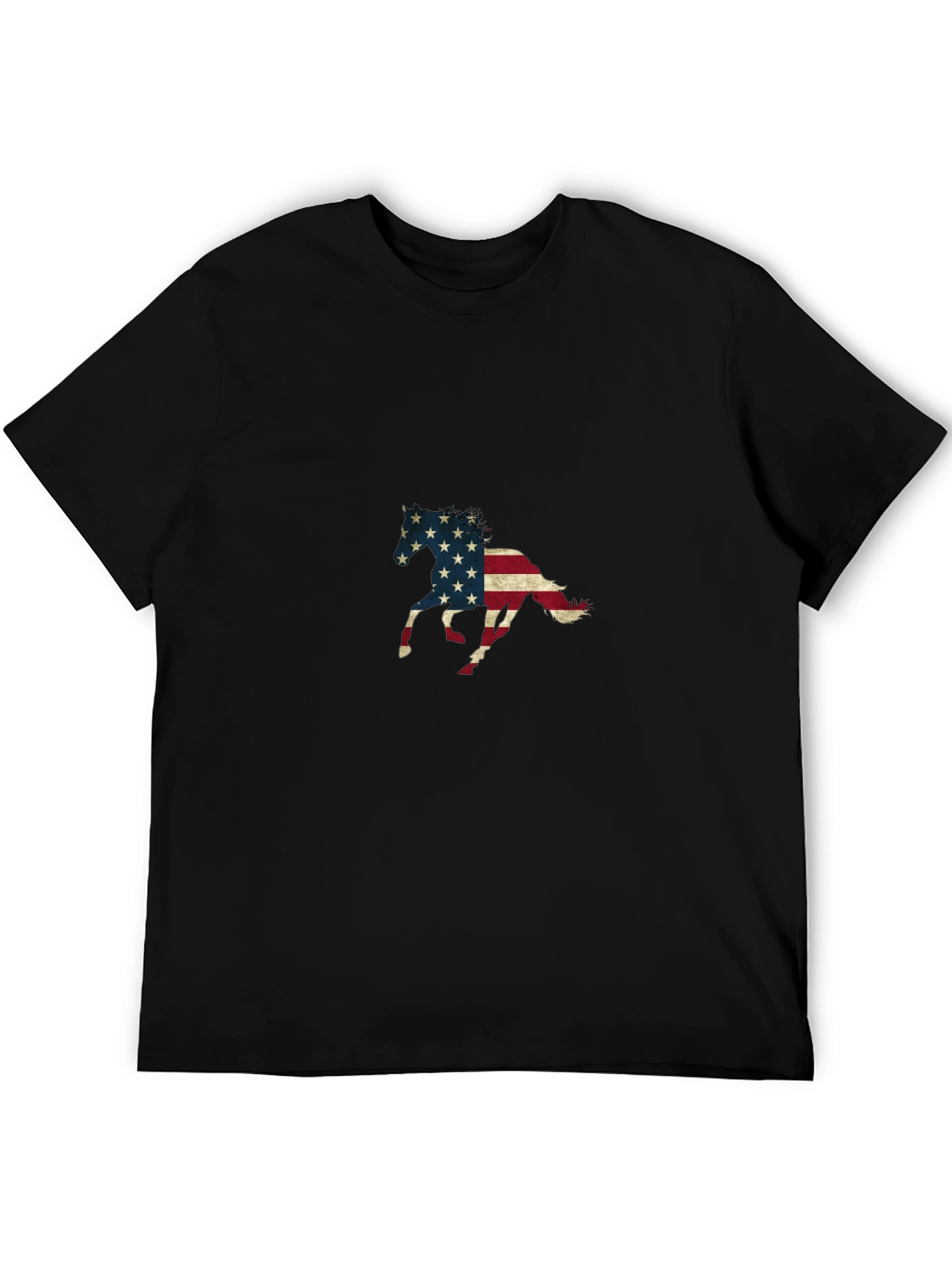 American Flag Horse Graphic Tee