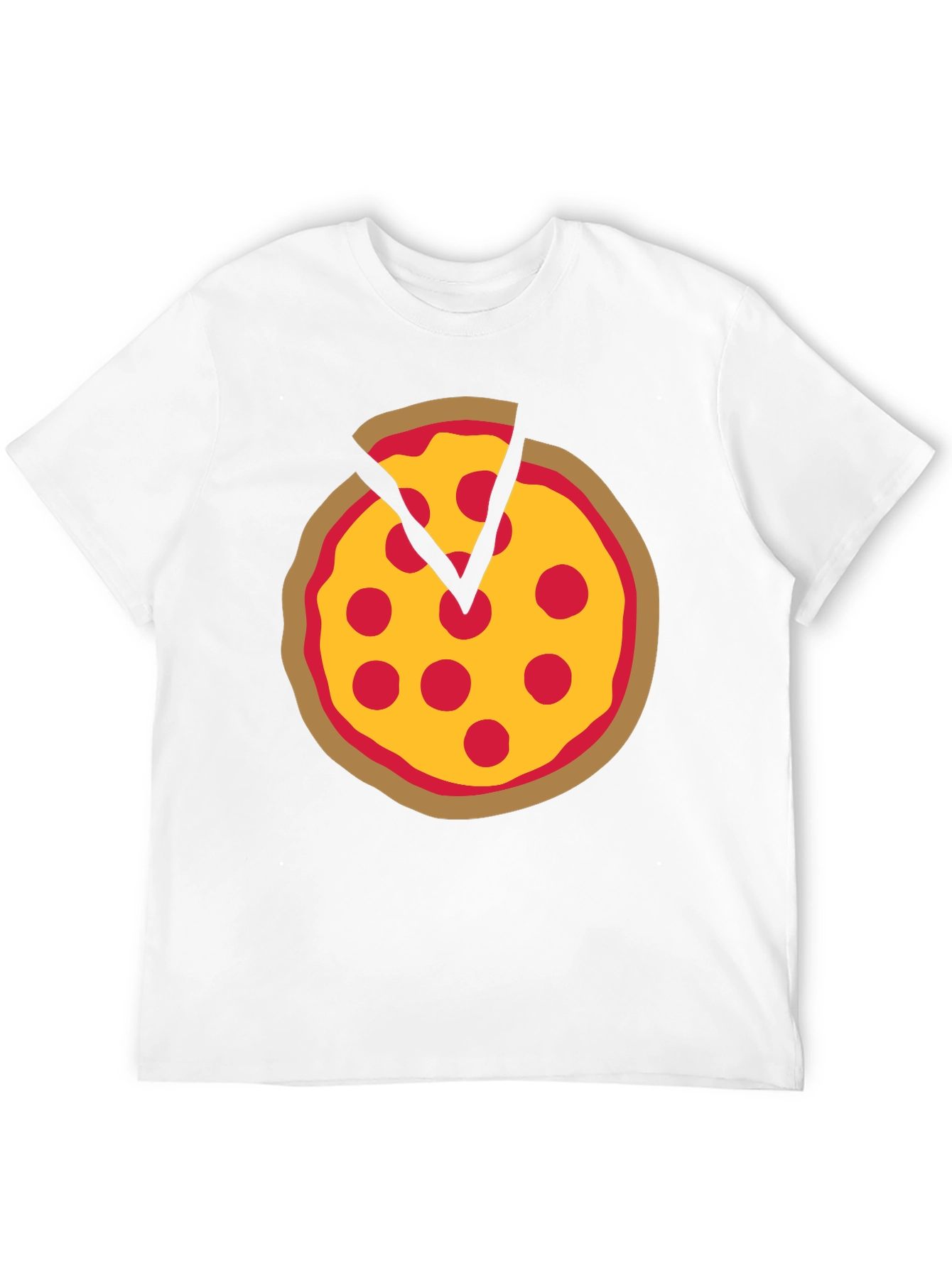 Pizza Graphic Black T-Shirt - Funny Food Tee