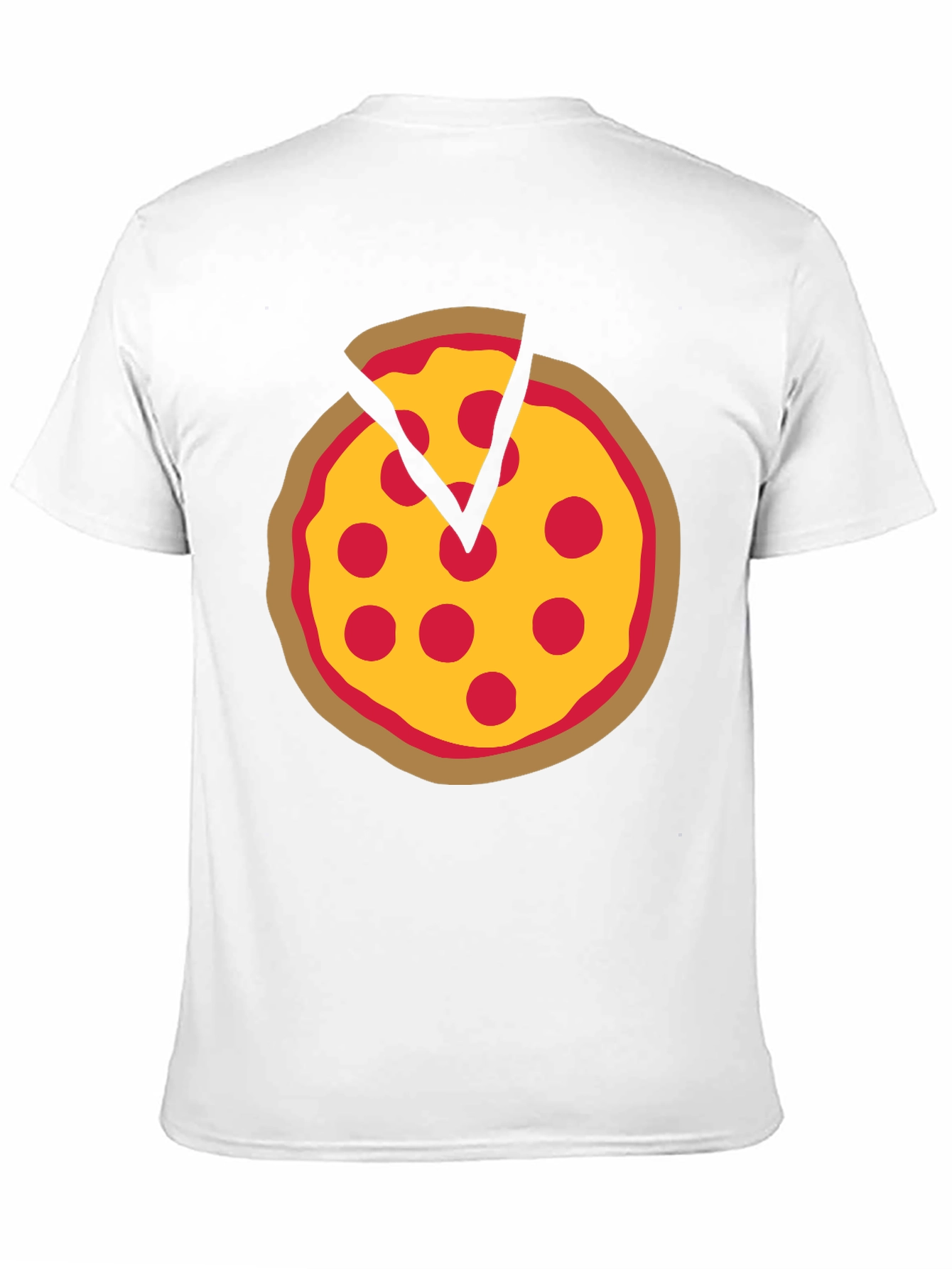 Pizza Graphic Black T-Shirt - Funny Food Tee