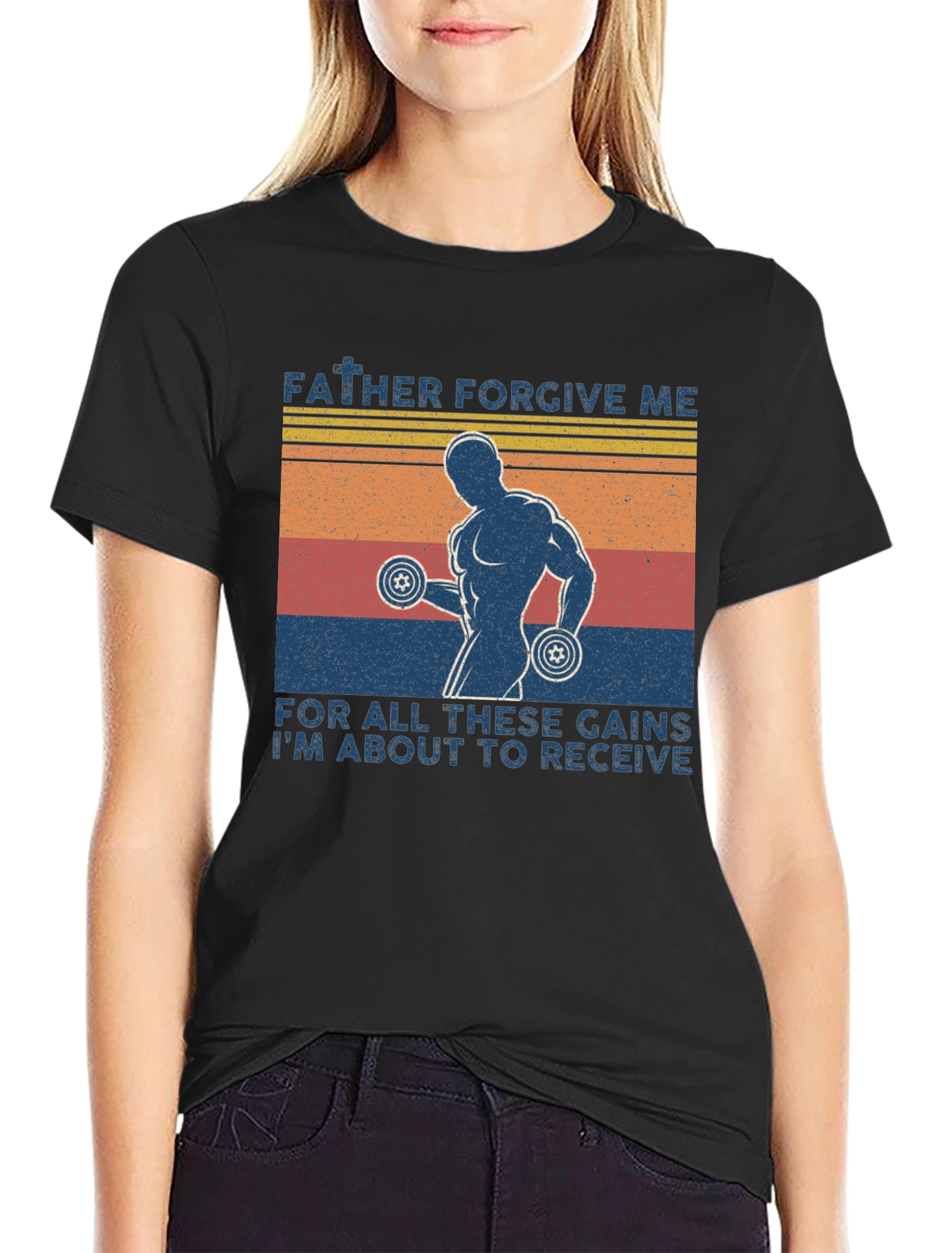 Father Forgive Me Gym T-Shirt