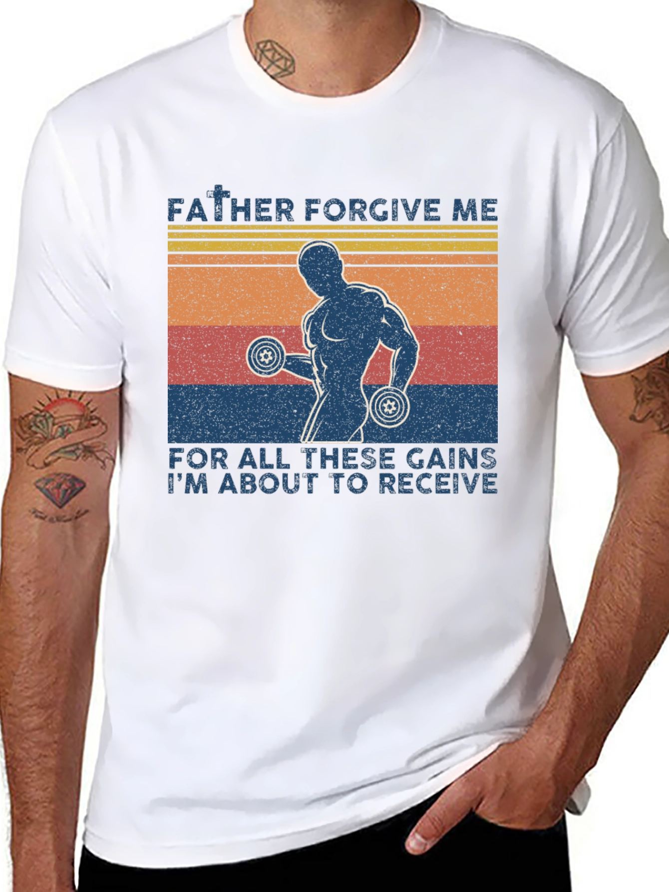Father Forgive Me Gym T-Shirt
