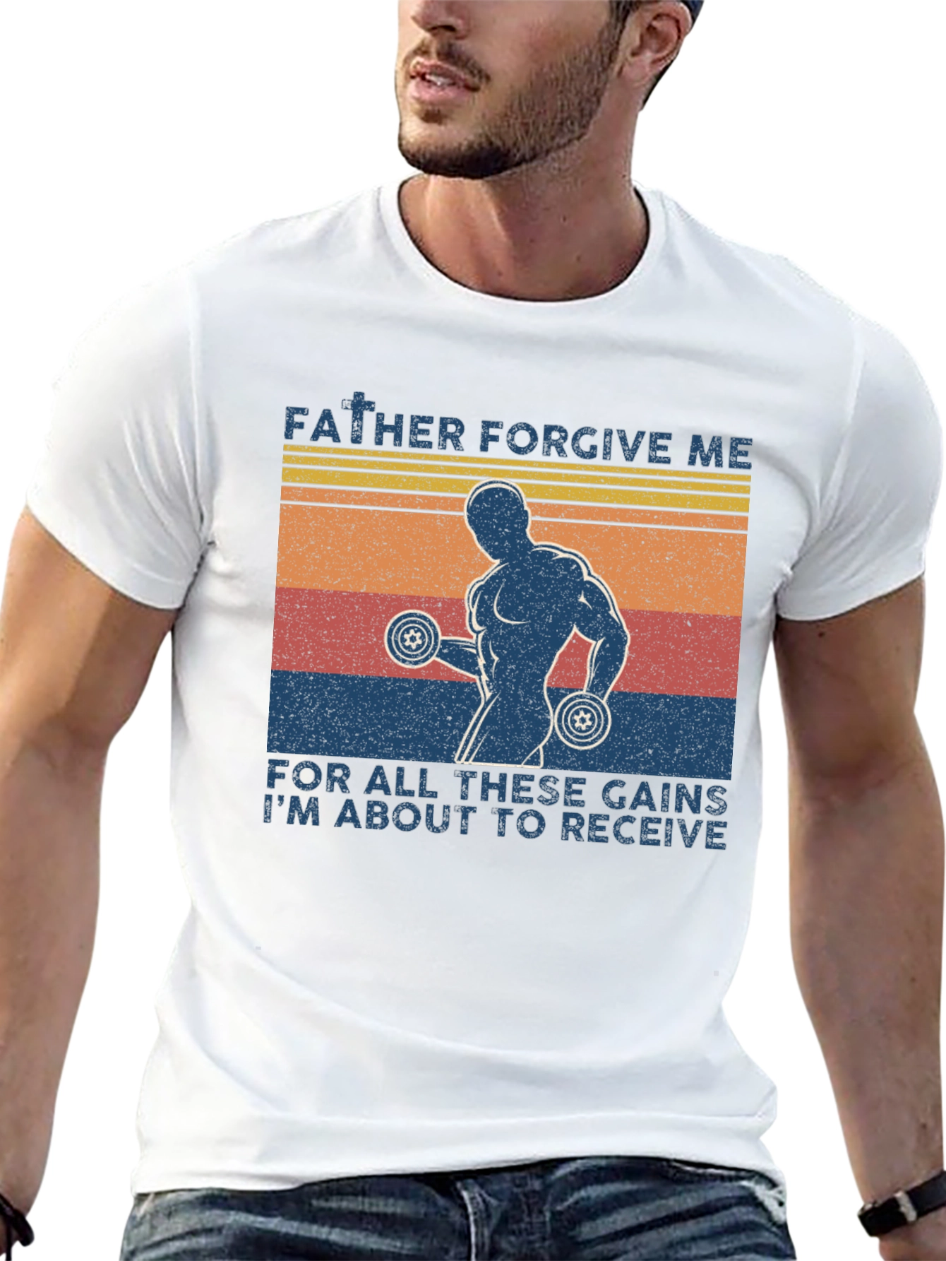 Father Forgive Me Gym T-Shirt