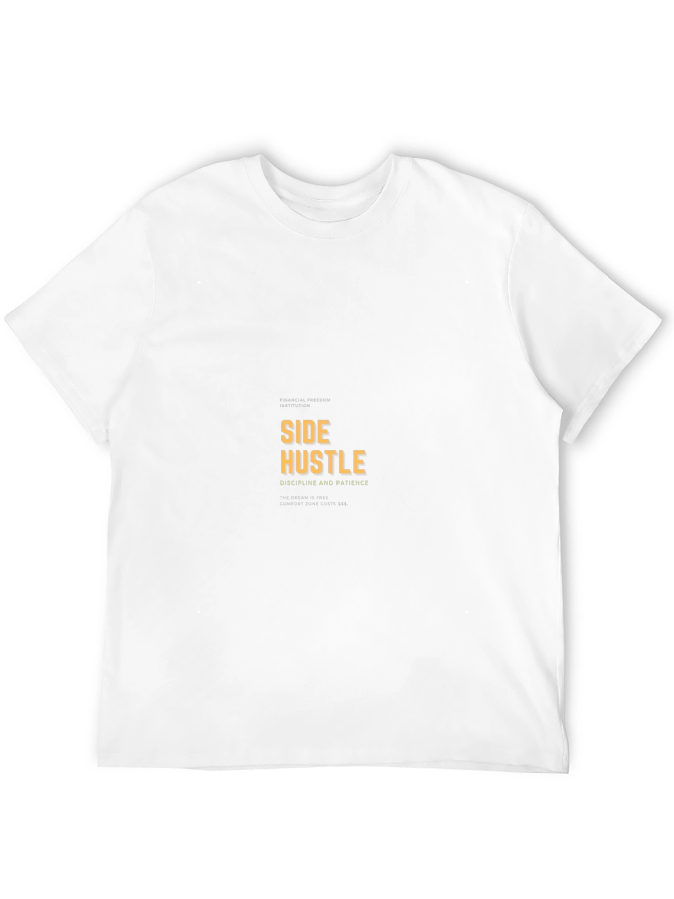 Side Hustle Graphic Tee - Motivational Black T-Shirt