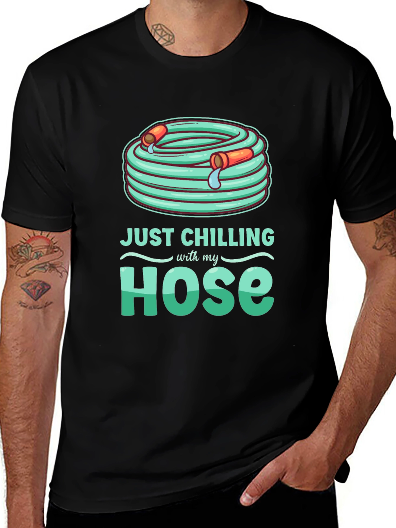 Just Chilling With My Hose T-Shirt