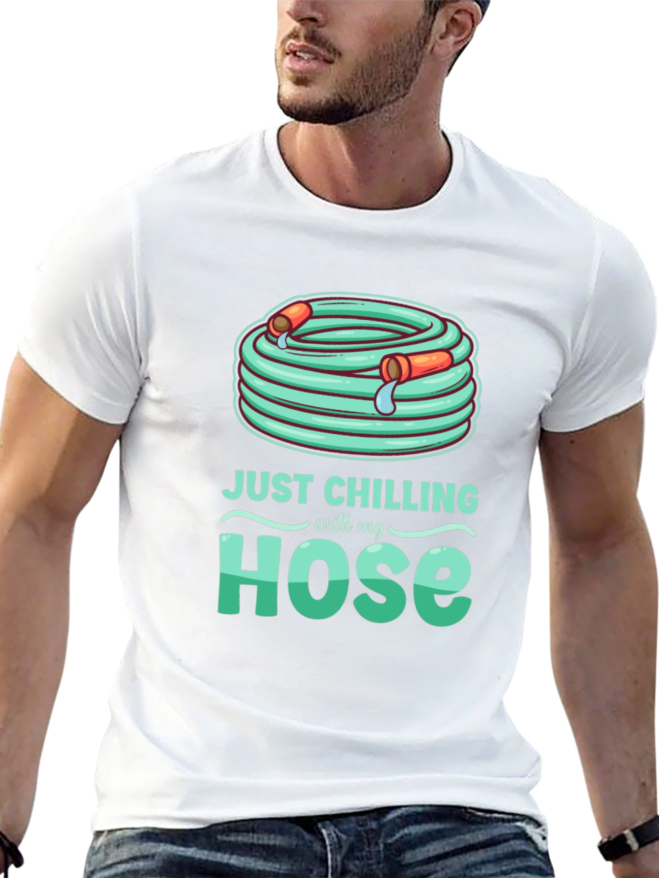 Just Chilling With My Hose T-Shirt