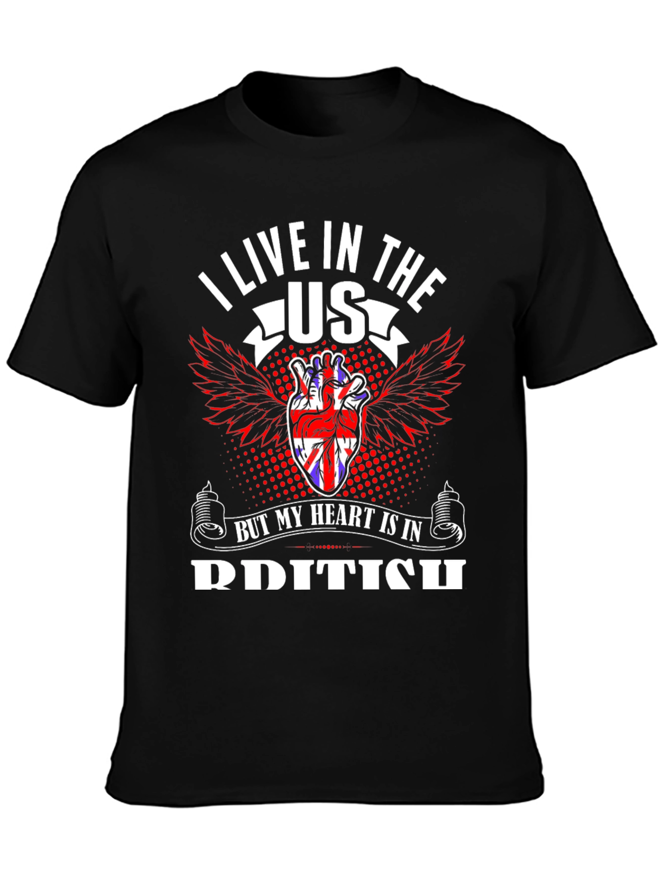 British Heart T-Shirt - USA Resident