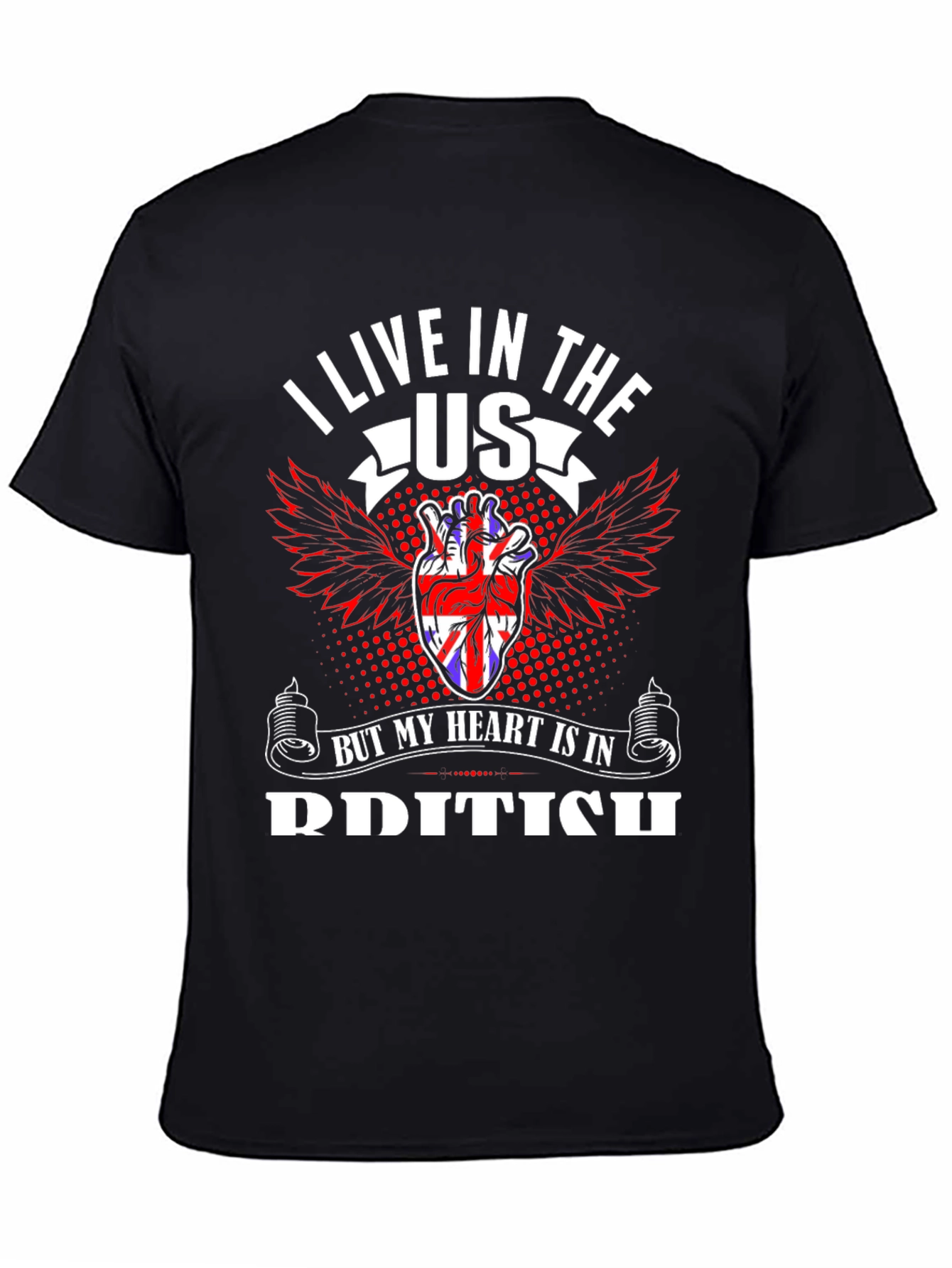 British Heart T-Shirt - USA Resident