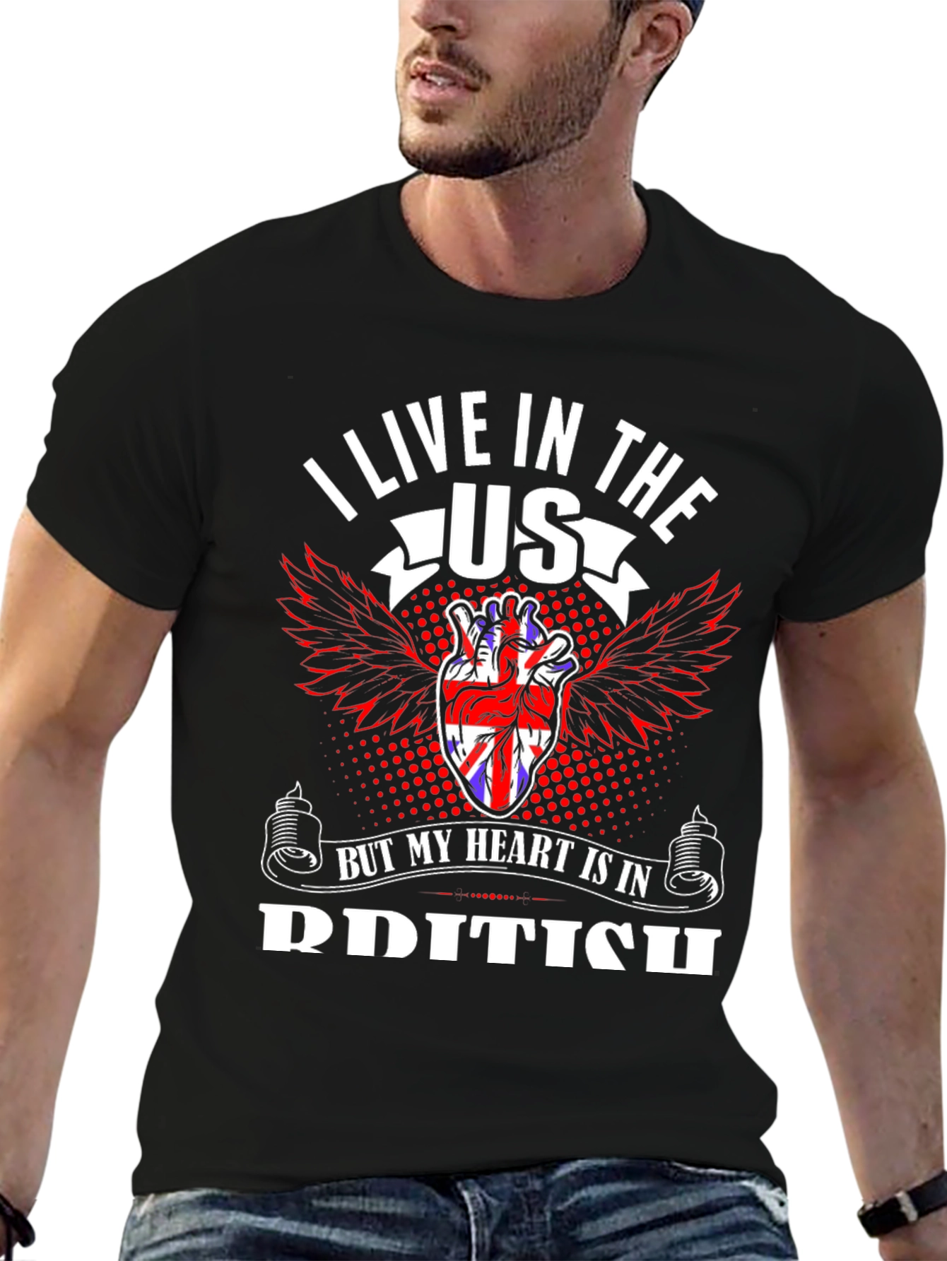 British Heart T-Shirt - USA Resident