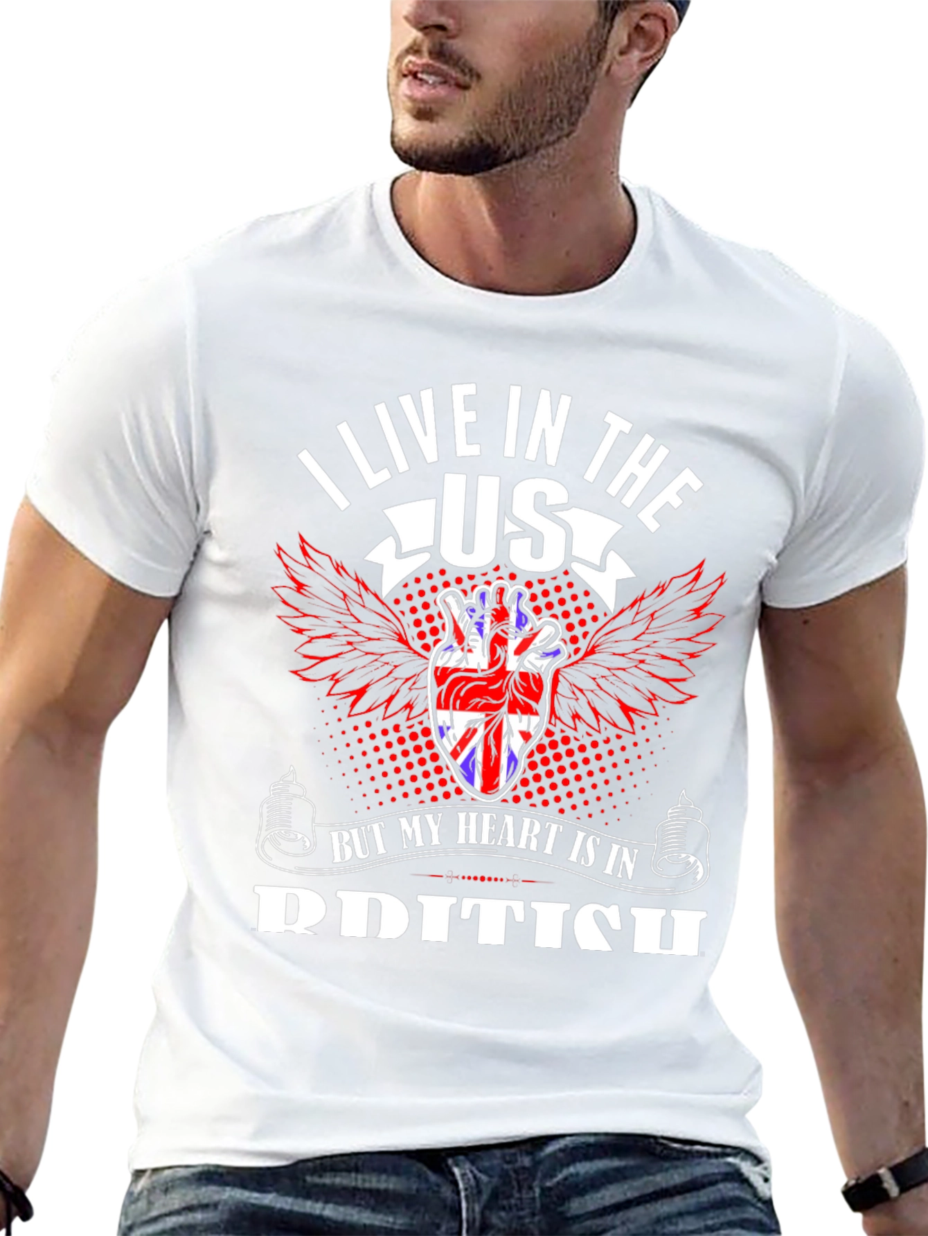 British Heart T-Shirt - USA Resident