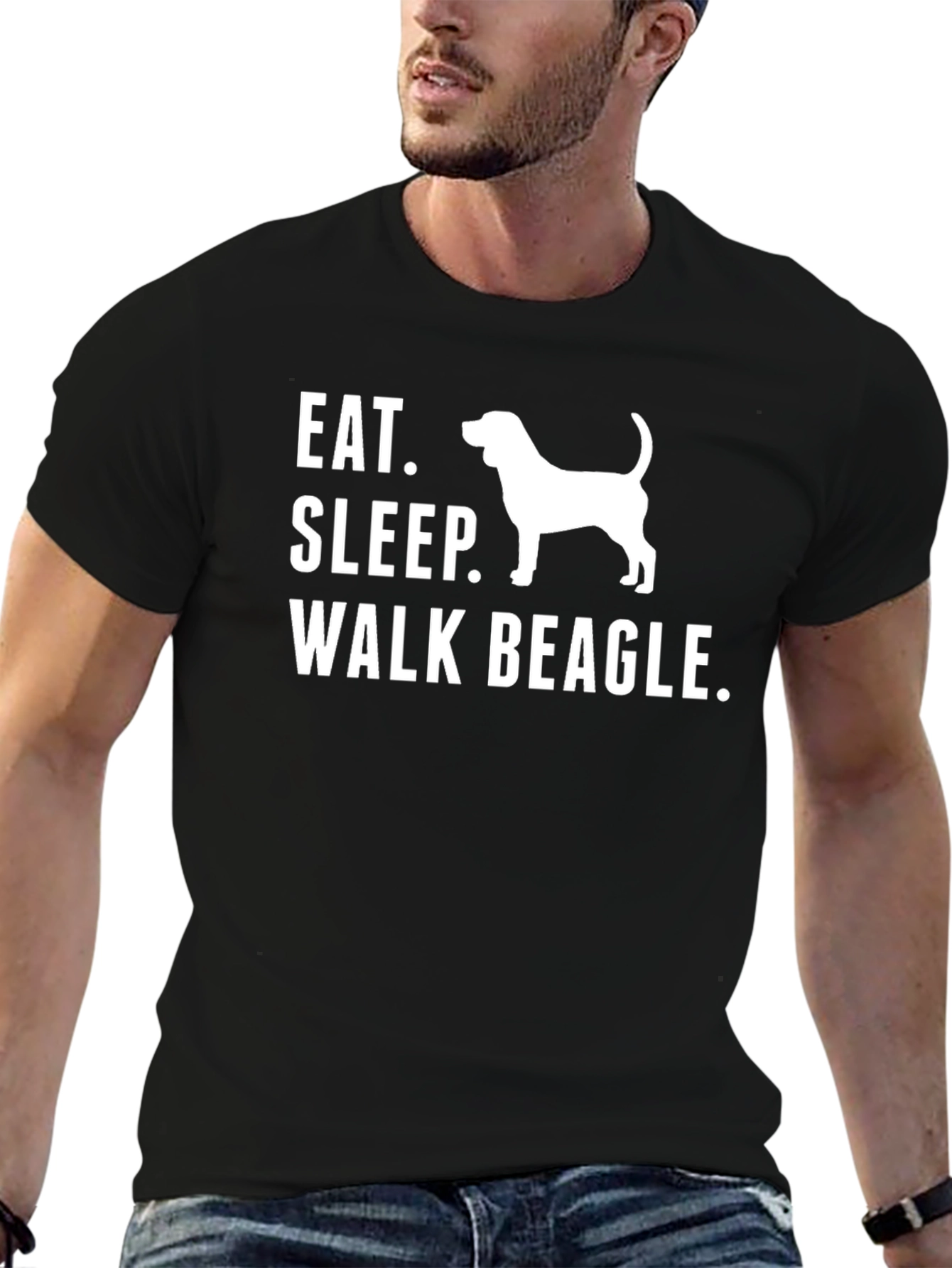 Eat Sleep Walk Beagle T-Shirt - Dog Lover Tee