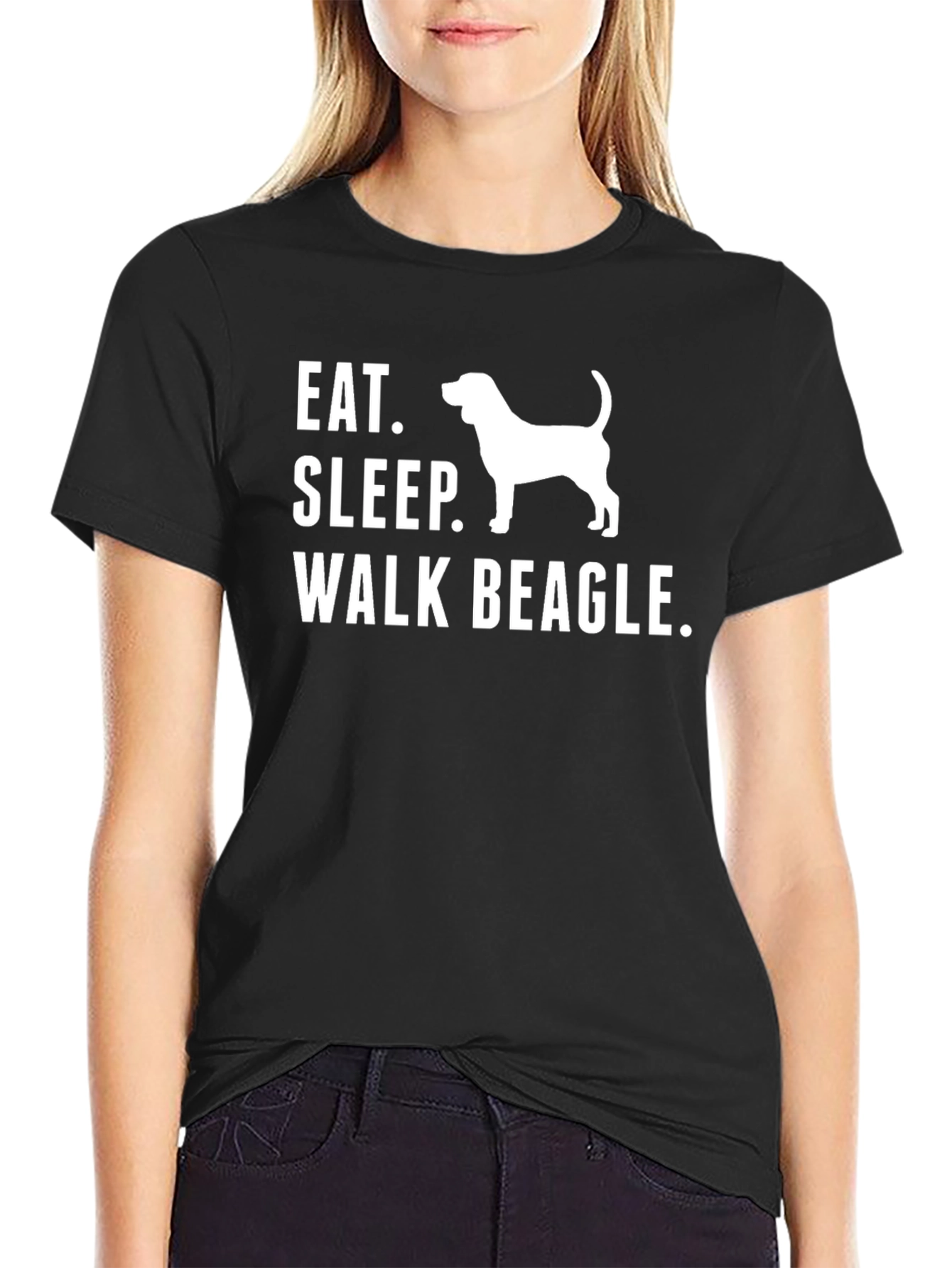 Eat Sleep Walk Beagle T-Shirt - Dog Lover Tee