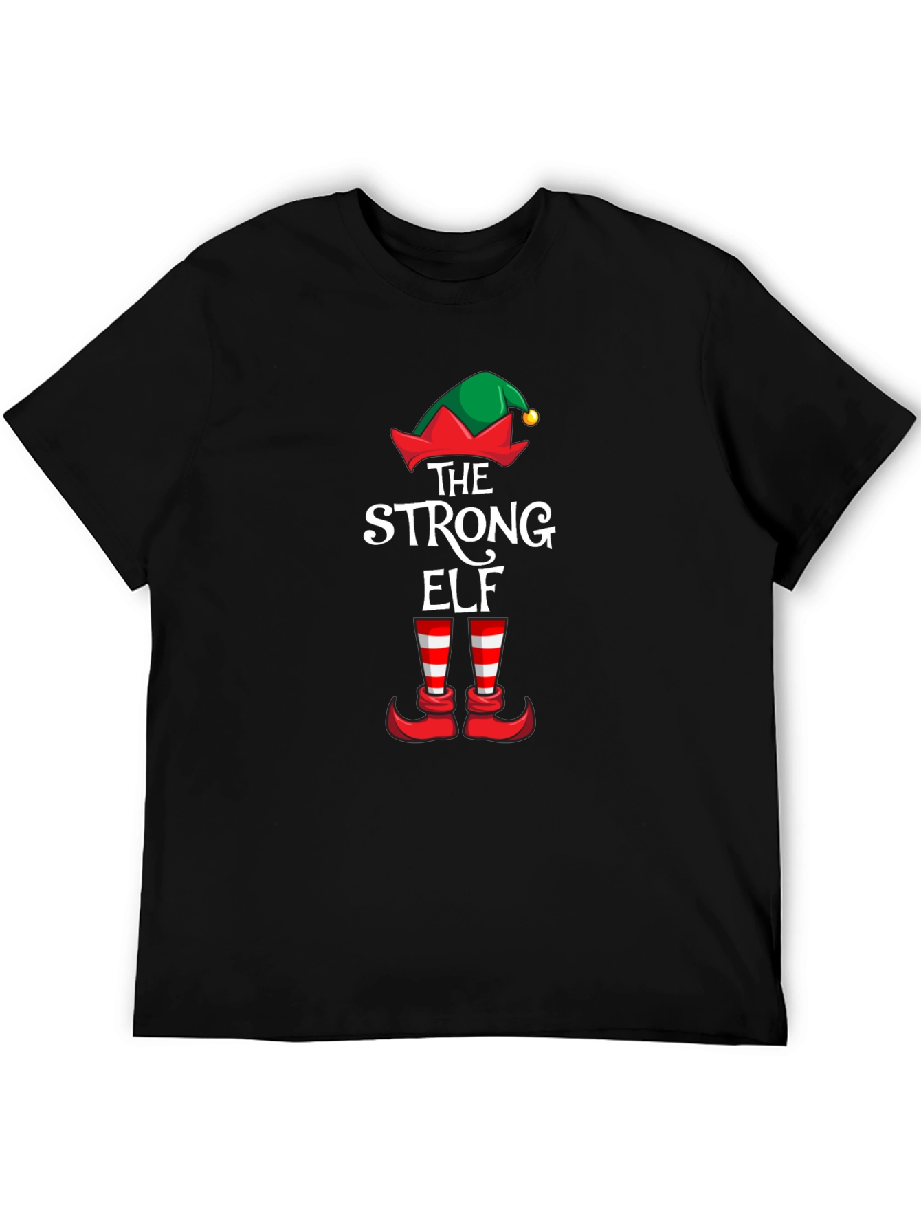 The Strong Elf Graphic Tee - Holiday Fun!