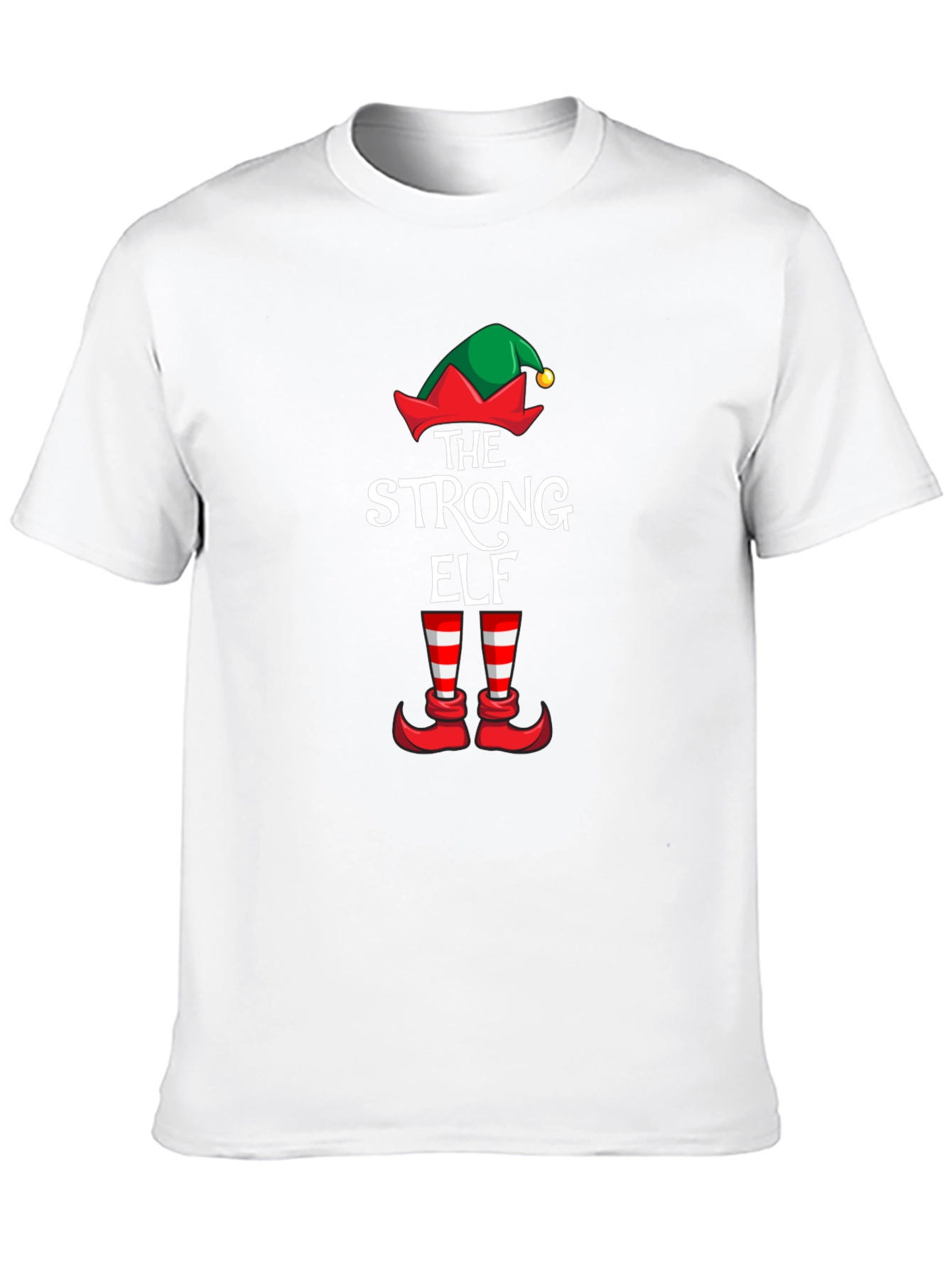 The Strong Elf Graphic Tee - Holiday Fun!