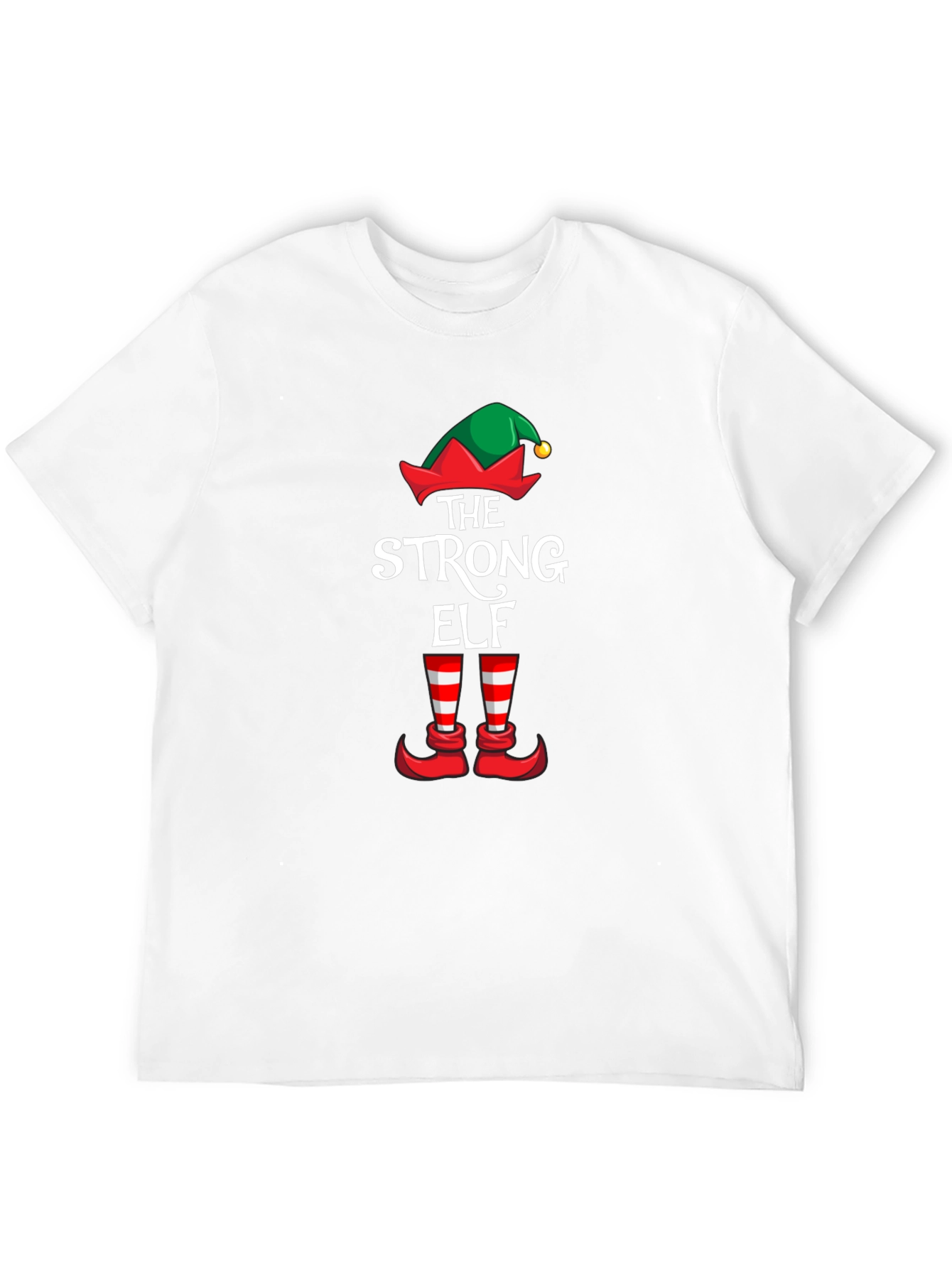 The Strong Elf Graphic Tee - Holiday Fun!