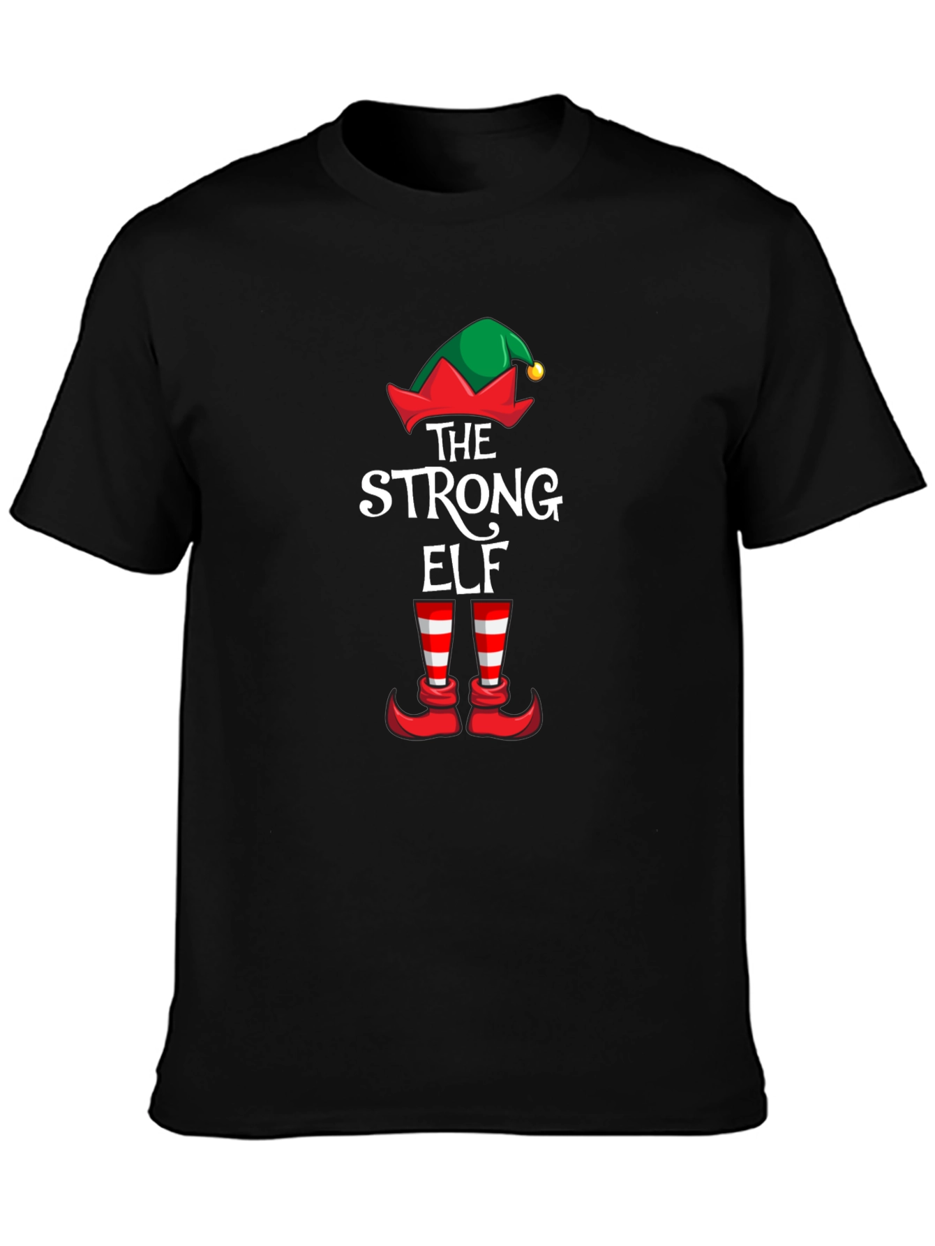 The Strong Elf Graphic Tee - Holiday Fun!