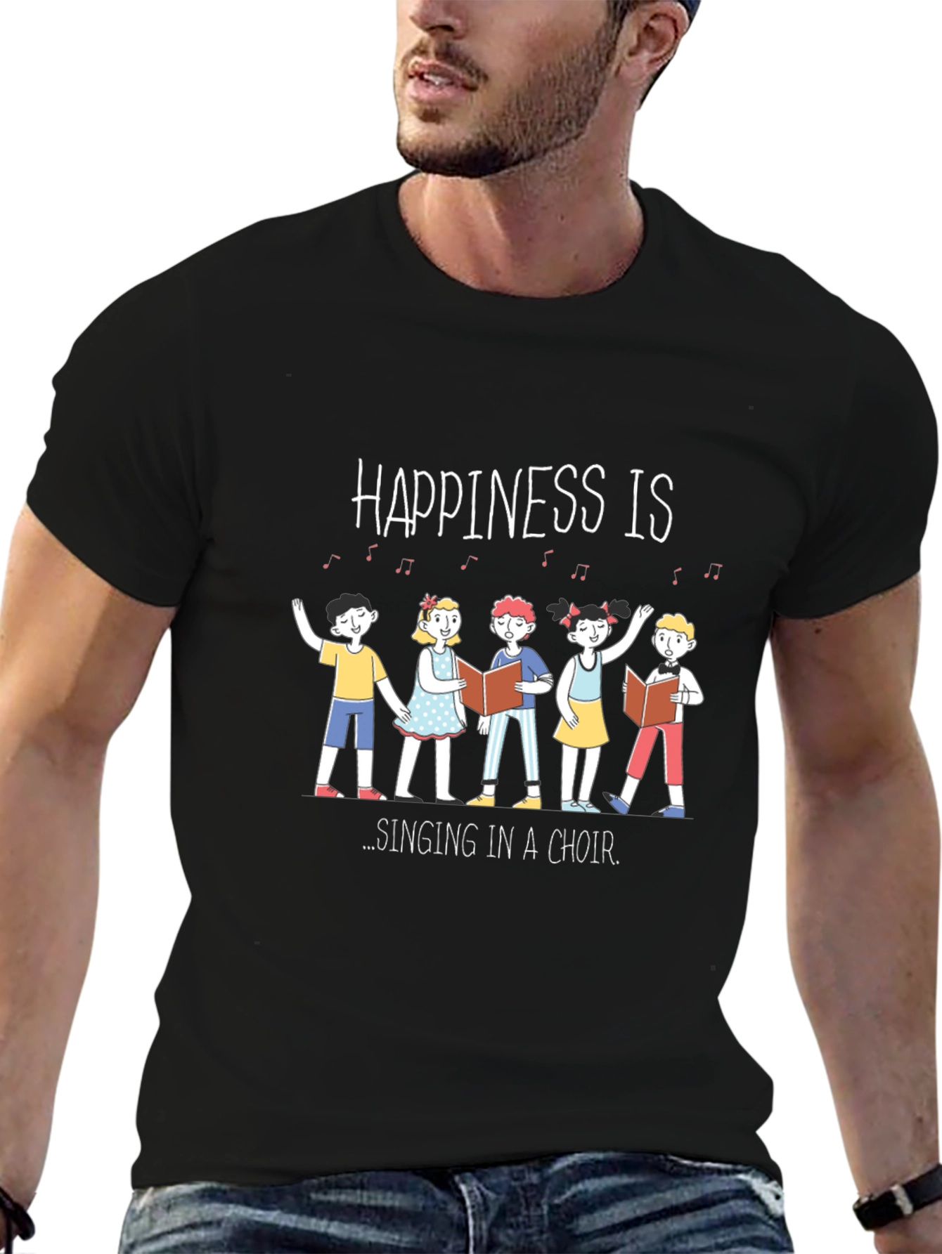 Happiness is Singing in a Choir T-Shirt